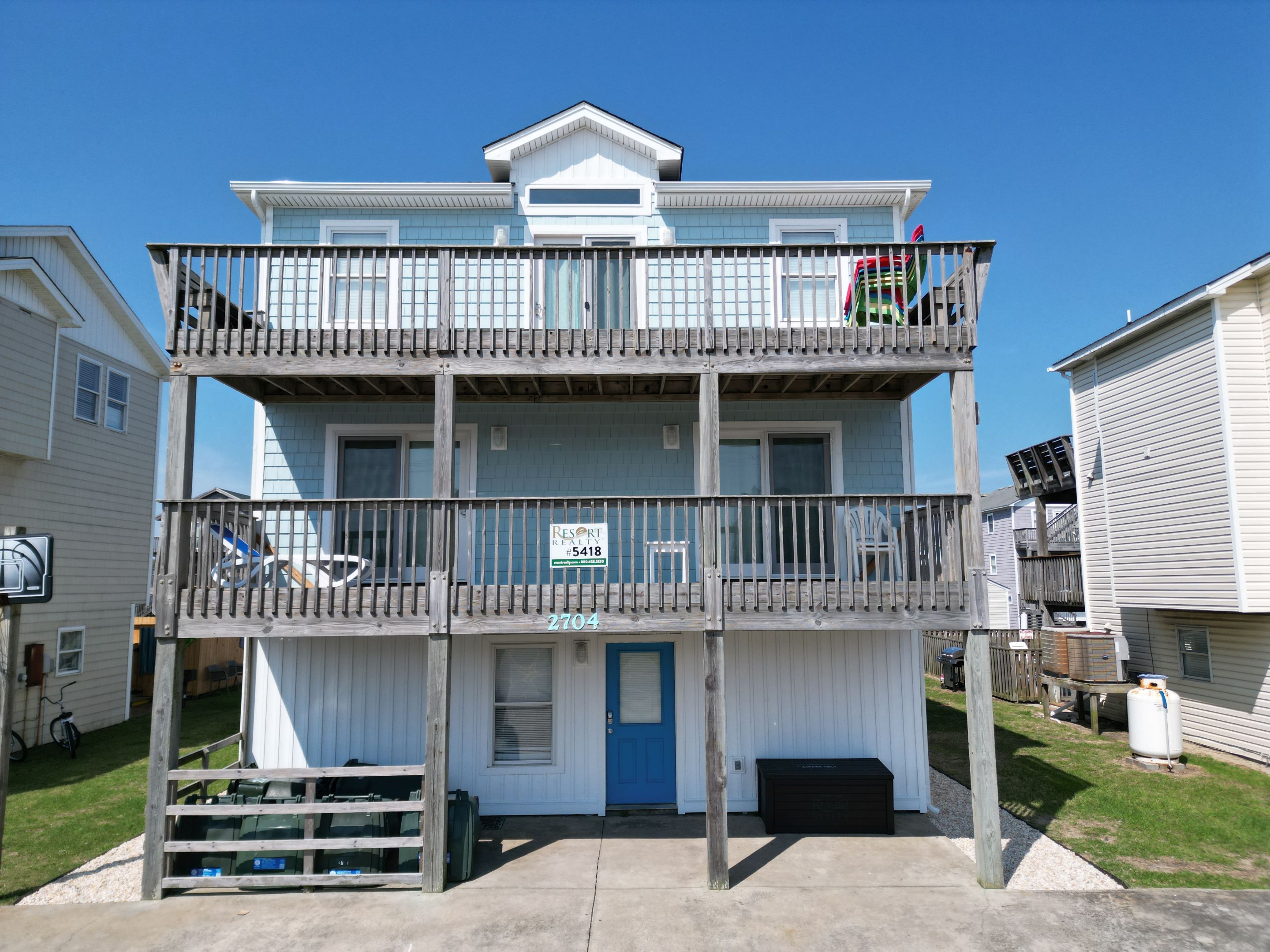 From Bland to Blue by Gallop Roofing & Remodeling, Inc.