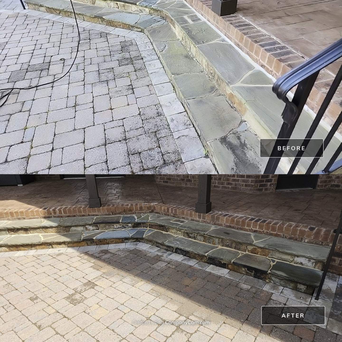 House Wash using cleaner by Power Wash Masters LLC