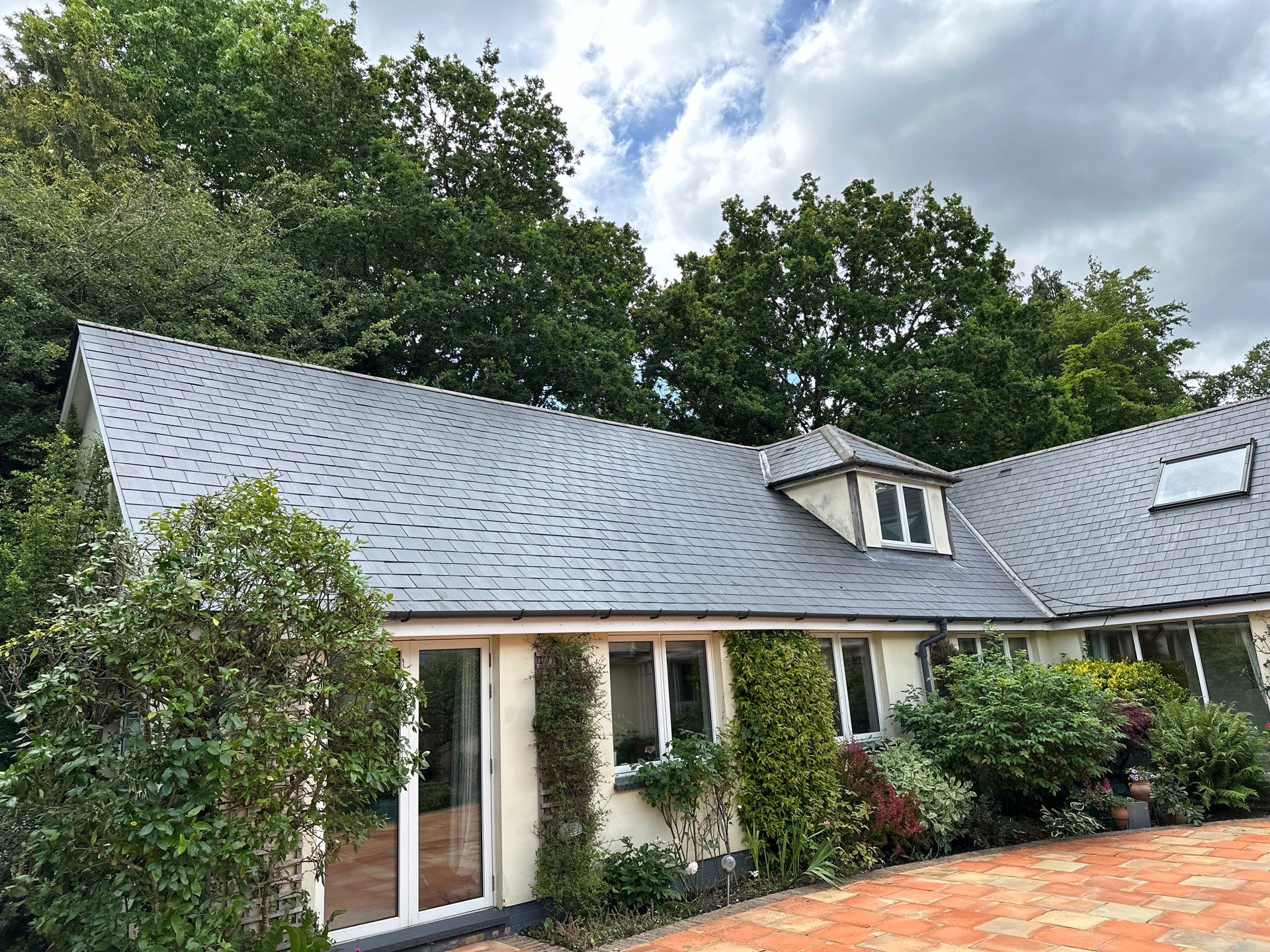 Roof and Patio Cleaning using Honda 15lpm Low Pressure Washing Machine by Ges Exterior Cleaning ltd