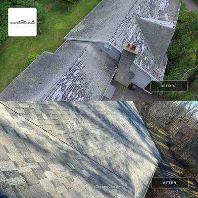 Residential Roofing Installation using Owens Corning TruDefinition - Williamsburg Gray