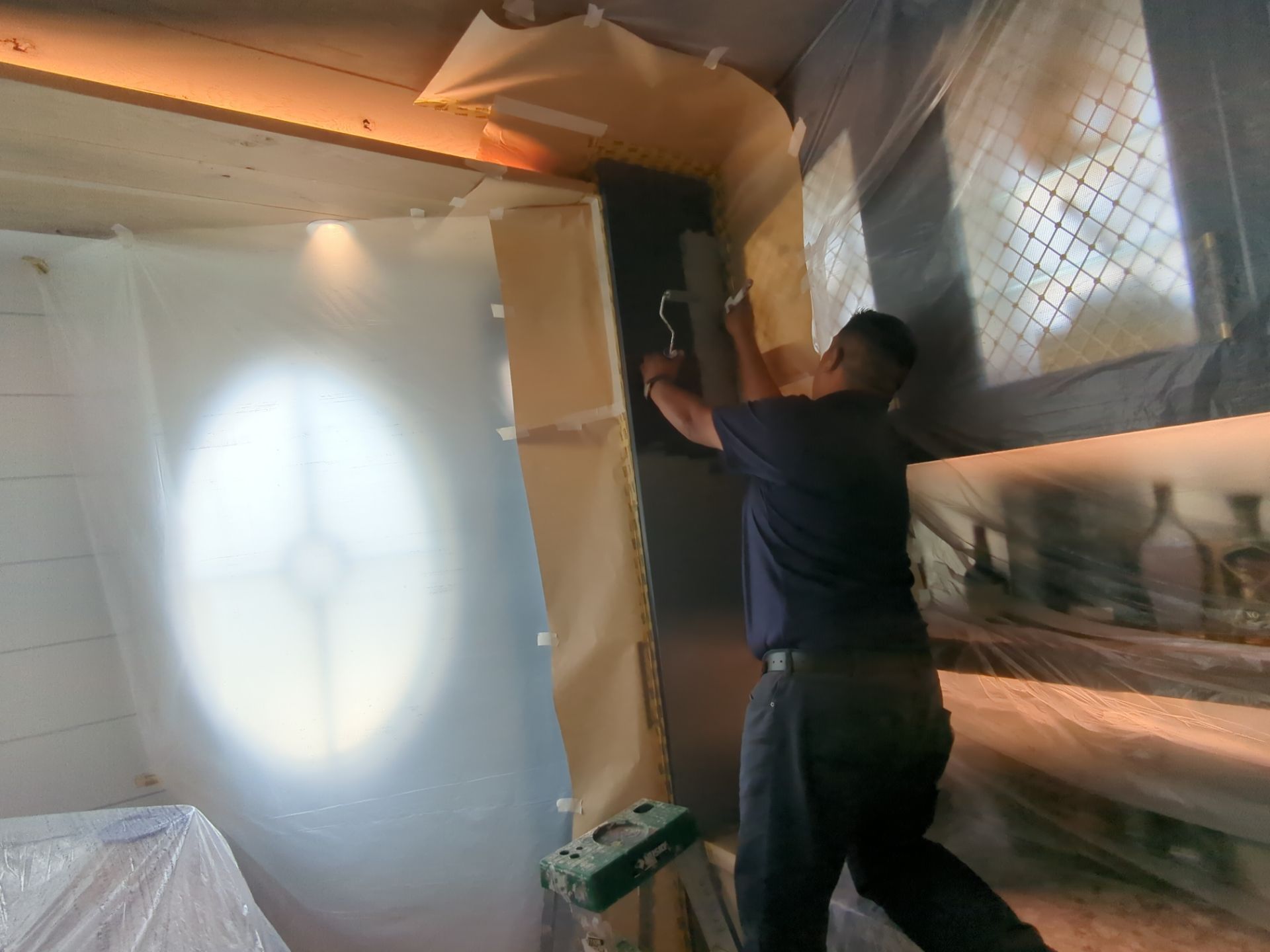 Luxury Wine Cabinets Refinishing - Stone Harbor by FreshCoat Works LLC