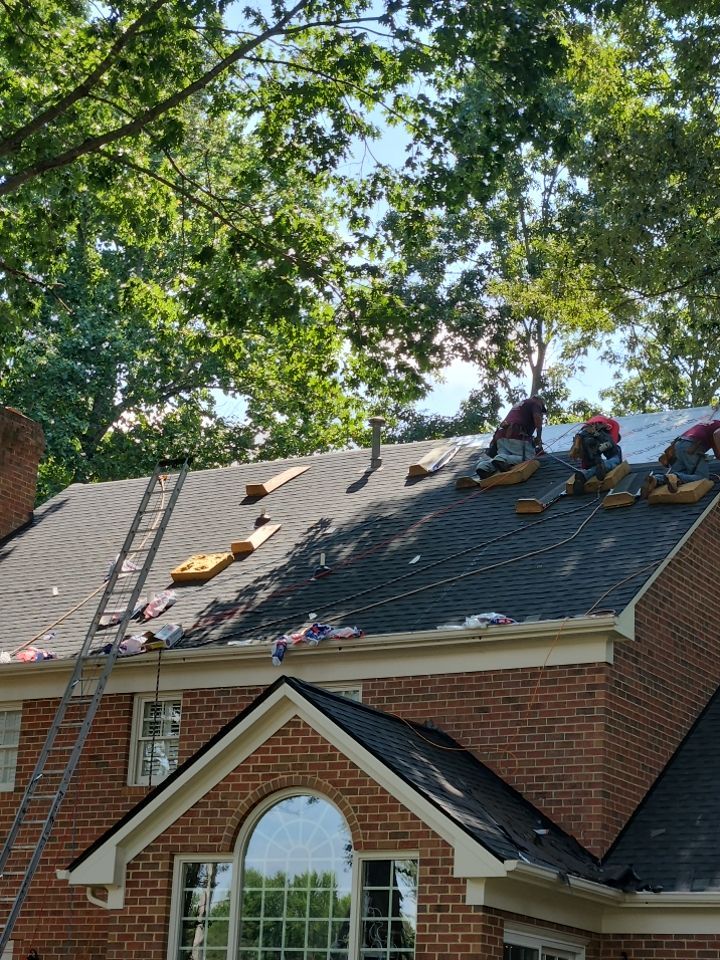 Roof Replacement using Gaf HDZ Charcoal by Just In Time Roofing and Restoration