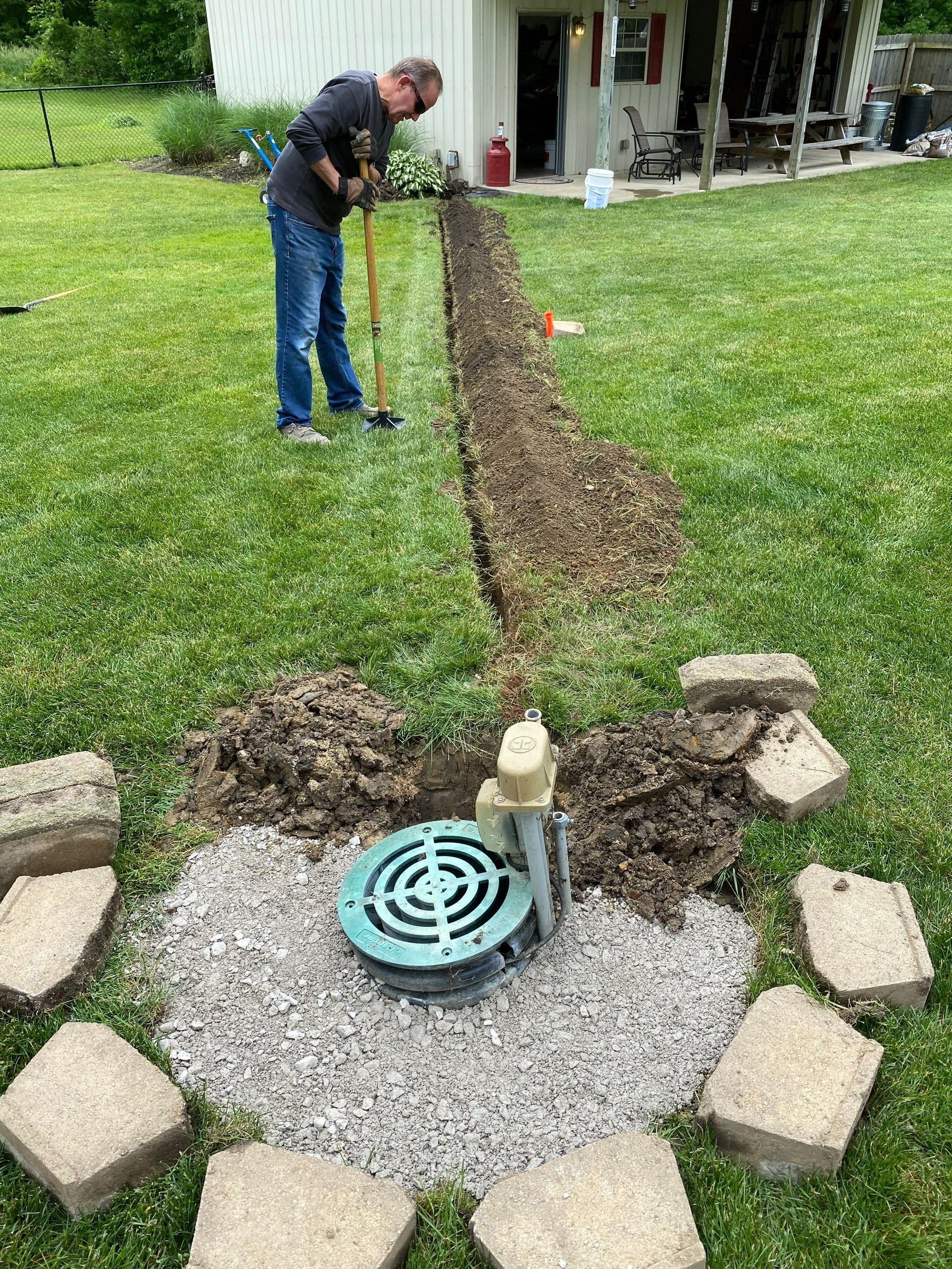 Hardscape River Wall Projects by Elm Rose Gardens