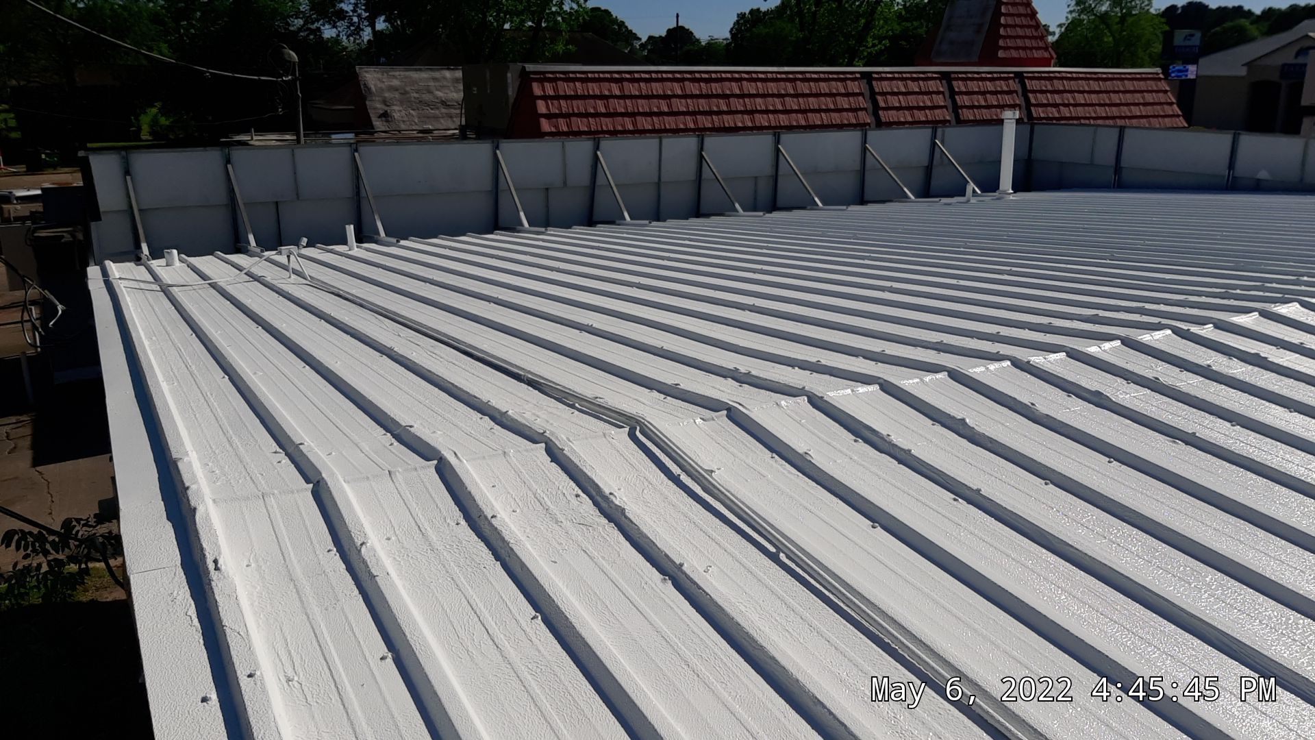 Commercial Metal Restoration System using Aldocoat Coatings by Hostetler Roofing