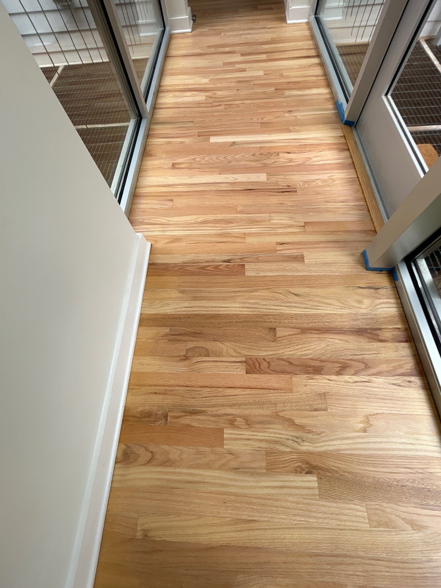 Natural Red Oak floor refinish by Footprints Floors of East Atlanta