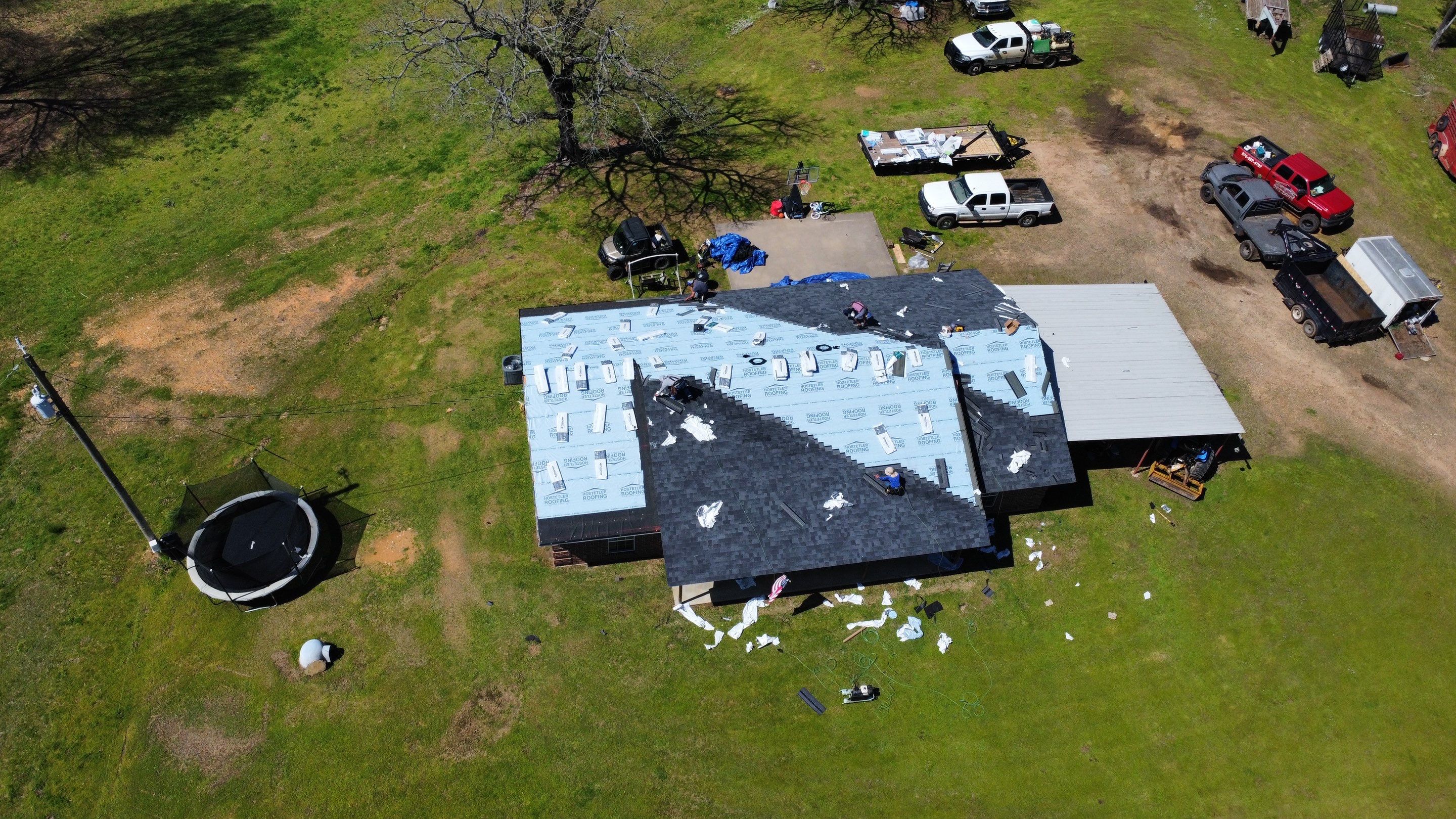 Residential Shingle Reroof using Malarkey Vista by Hostetler Roofing