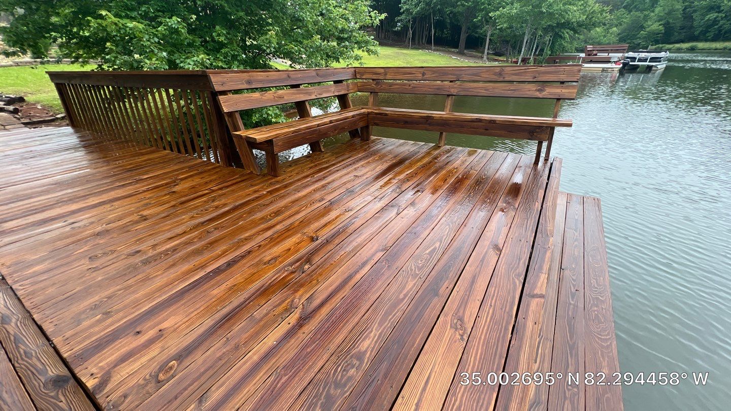 Dock using Wood Sealant by DuraSeal