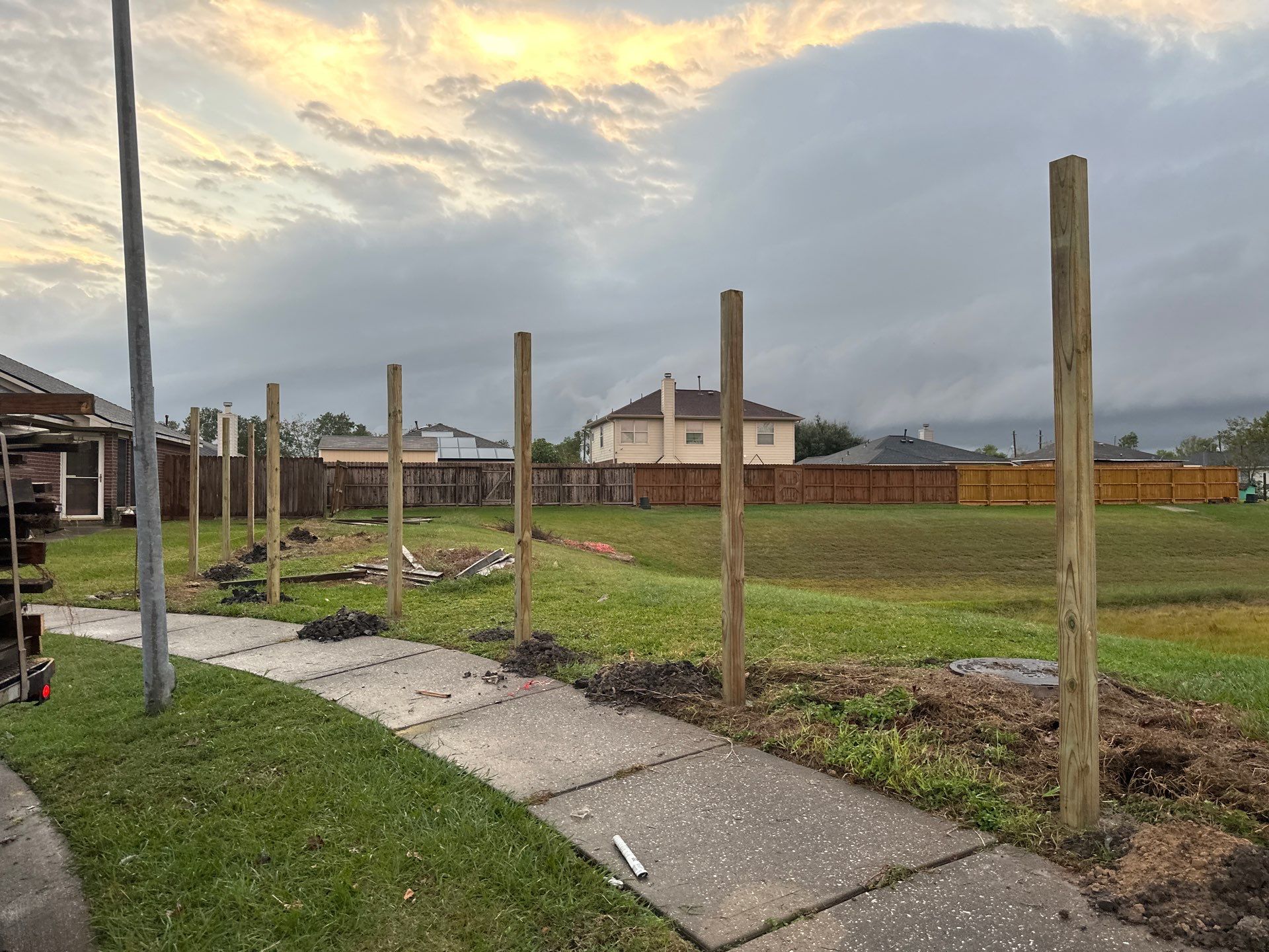 Premium Commercial Fence Installation with Western Red Cedar Pickets, 3 Rails, and Deluxe Wood Gates" by Tim's Fences