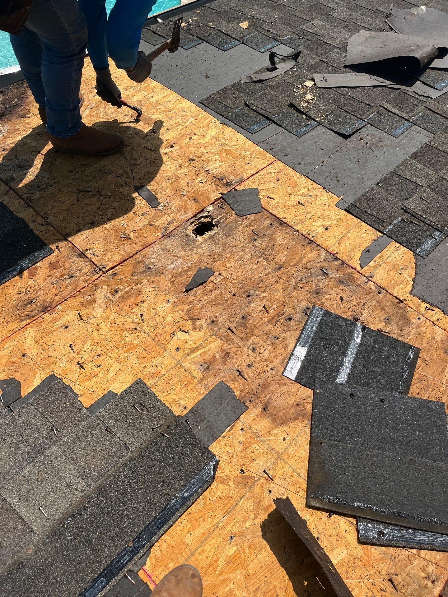 Residential Roofing Repair using Owen's Corning Duration (Lifetime) Shingles by Roof Repair Company