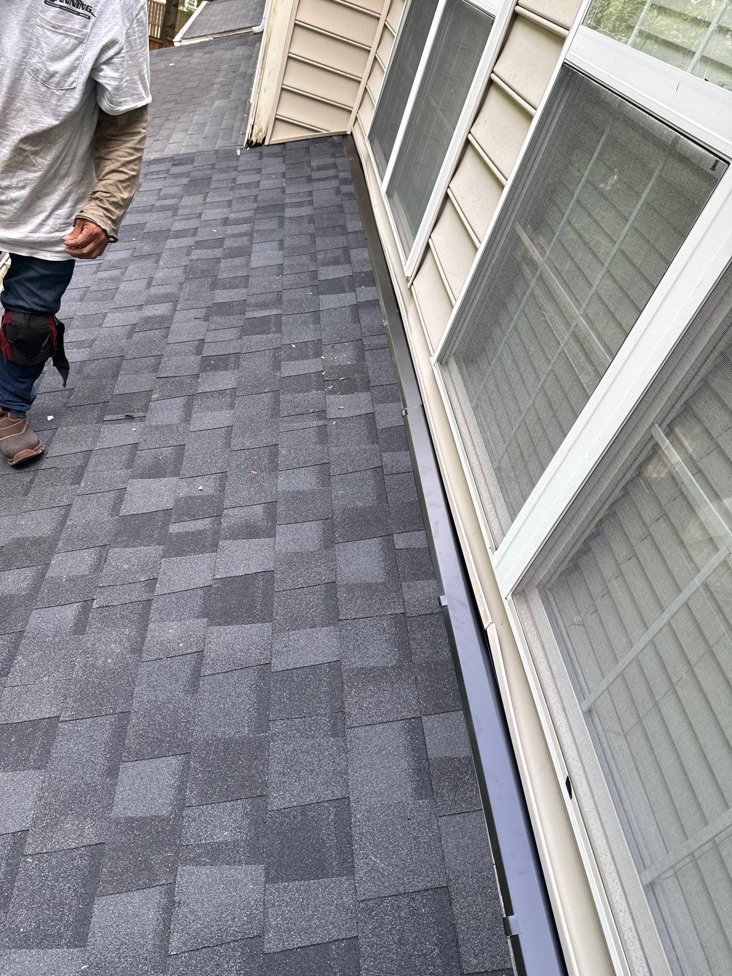 Reston Roof Replacement with CertainTeed Landmark PRO in Max Def Moire Black by RM Banning, Inc.