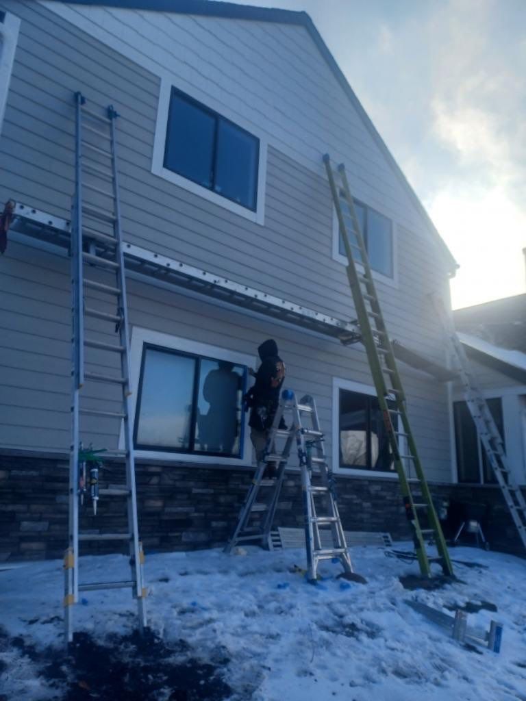 Siding Installation using LP Smart Siding by Total Restoration Services