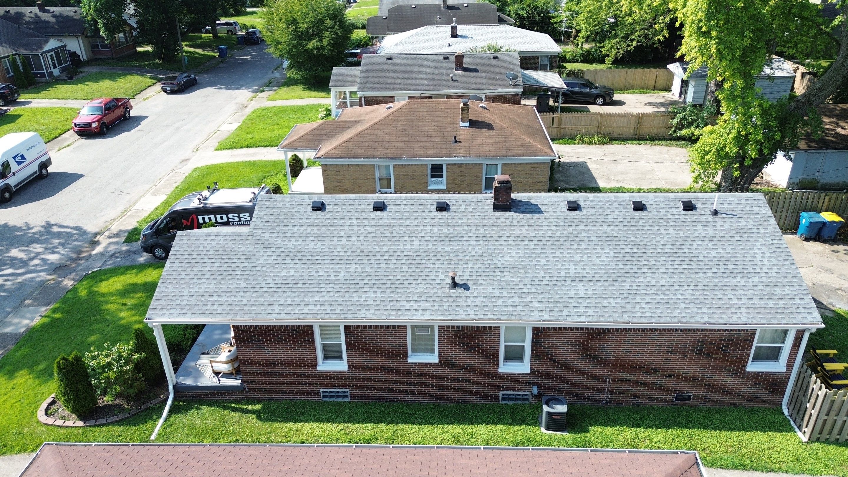 Project in Indianapolis by Moss Roofing