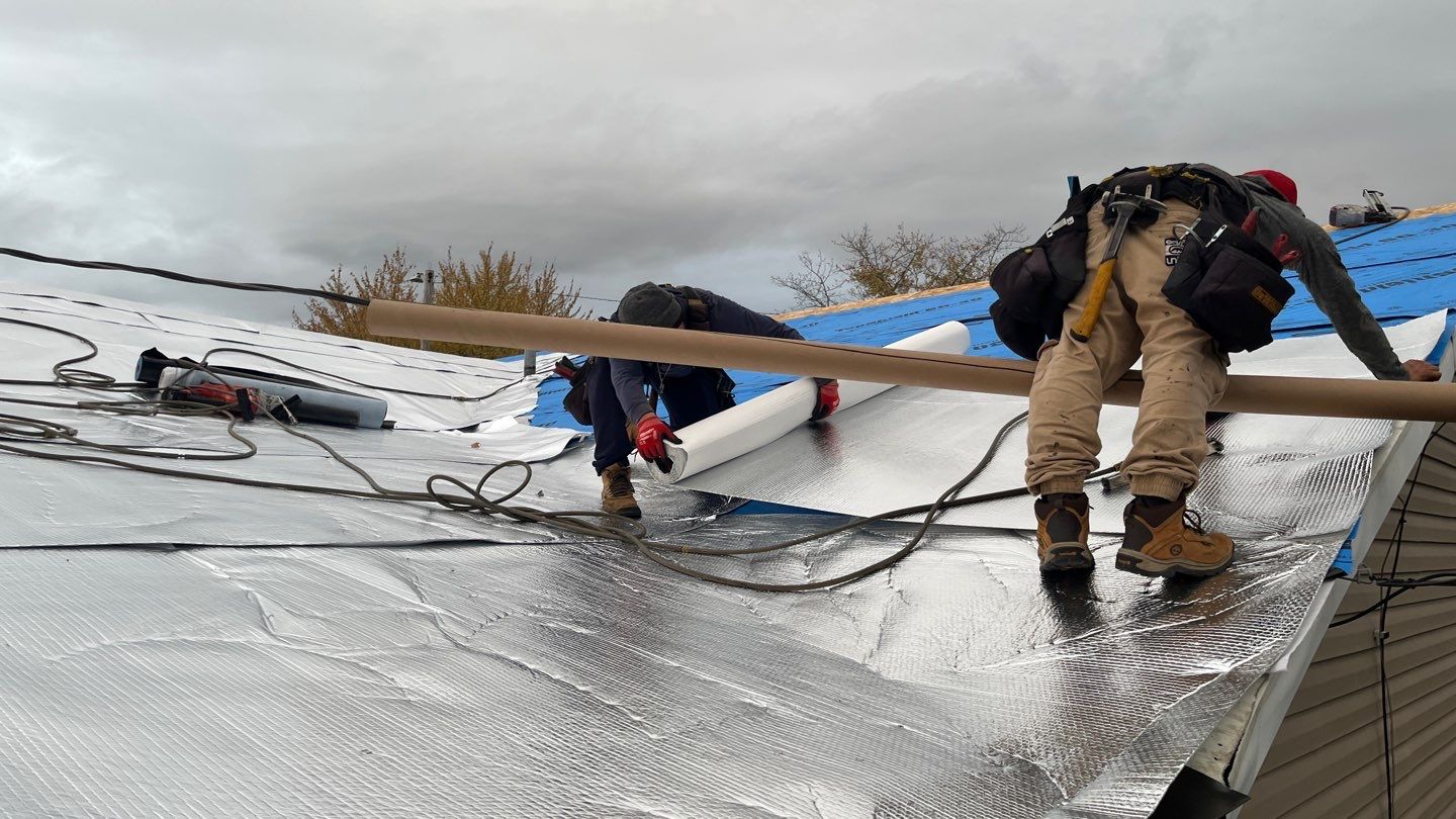 Residential Roofing Installation using Platinum Pro Standing seam  by Nitro Roofing and Construction