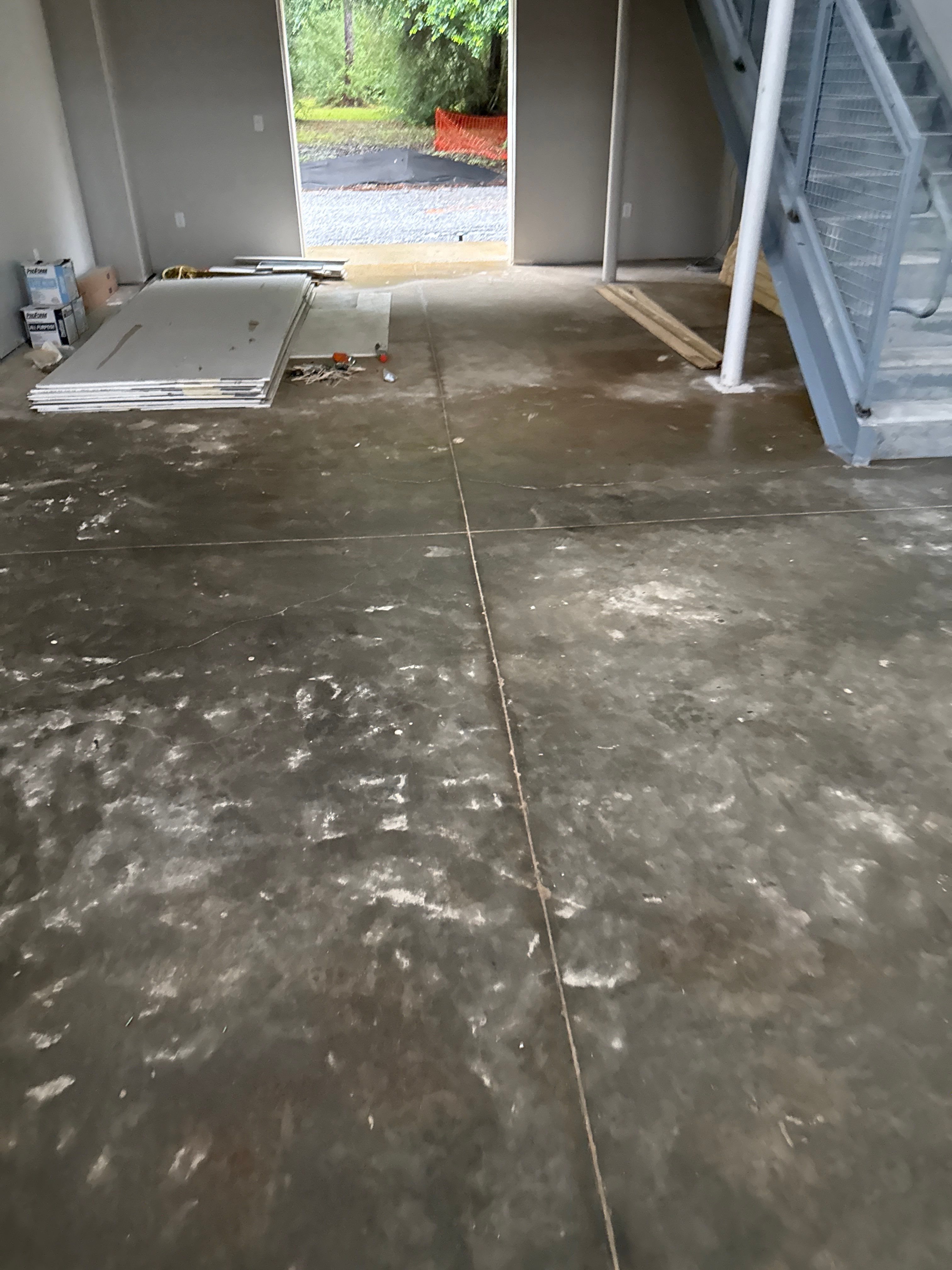 Industrial Epoxy Flooring for Sandhill Crane Workshop in Gautier by Cornerstone Hard Surface Restoration 