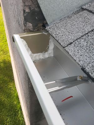 Gutter Installation using K-Style Gutters