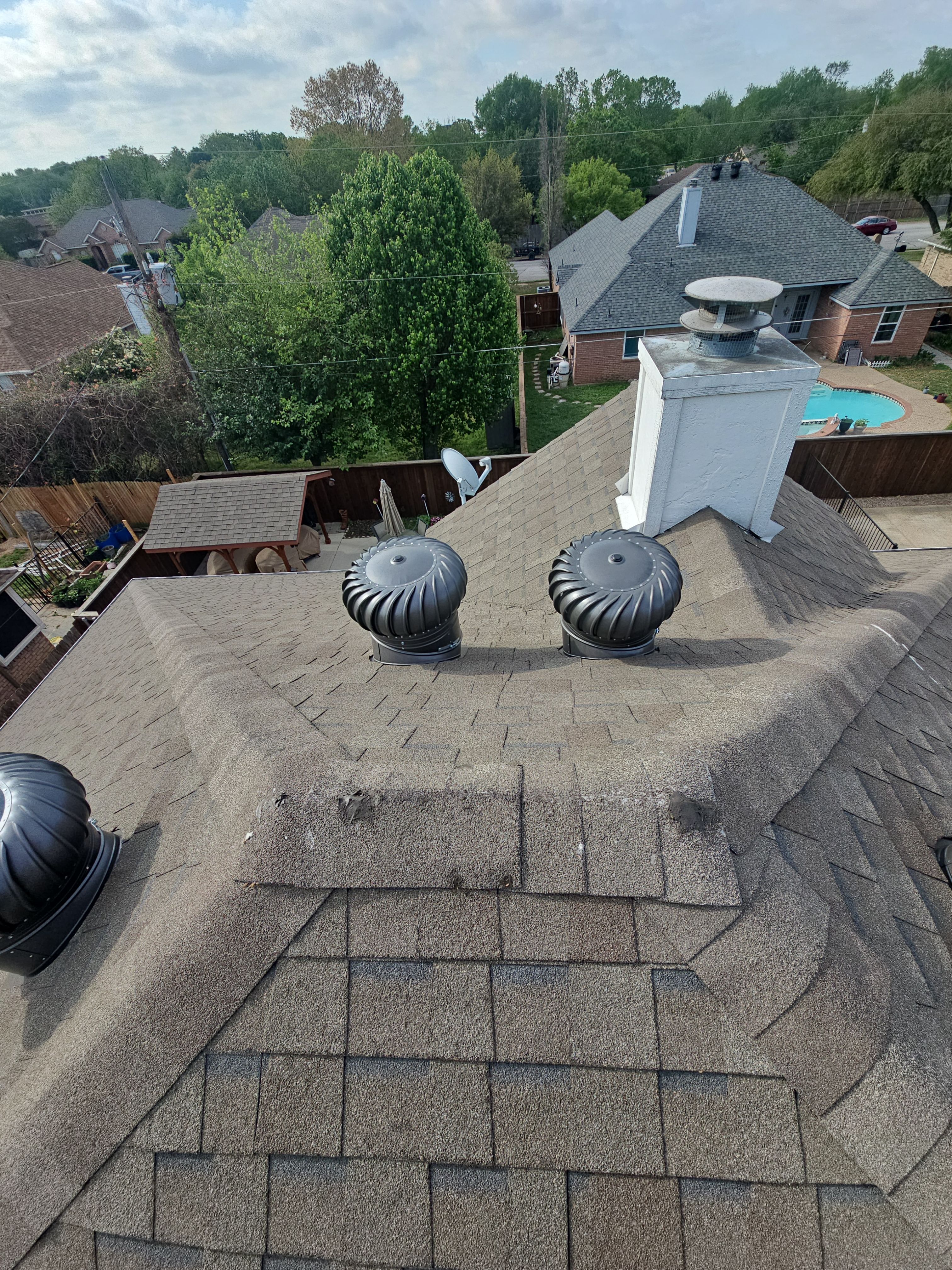 Roof Repair & Ventilation Upgrade in North Richland Hills, TX by road roofing llc