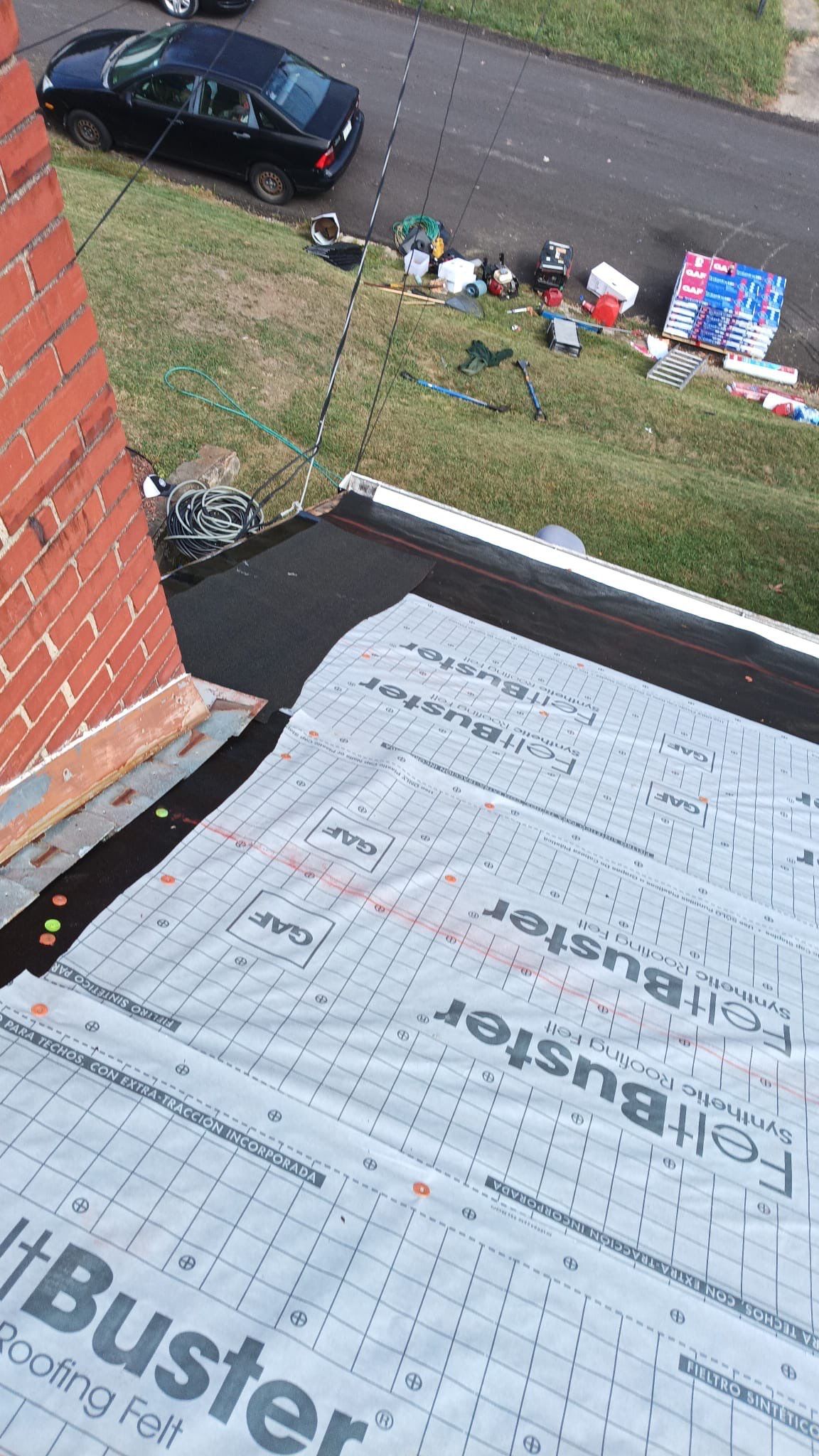 Residential Roofing Installation using GAF Timberline HDZ Hunter Green by Rainstoppers Roofing