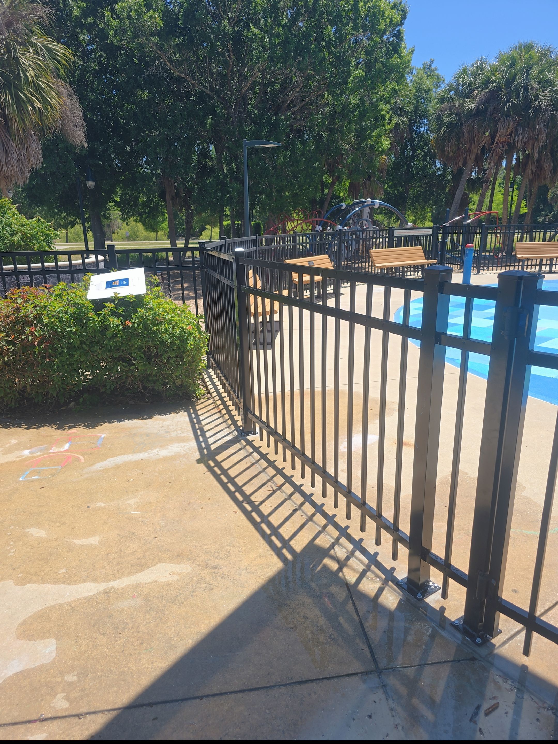 Atwater Splashpad for the City of North Port by True Fence LLC