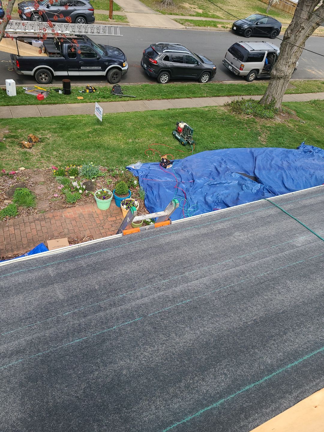 Alexandria CertainTeed Landmark Pro Roof in Max Def Charcoal Black by RM Banning, Inc.