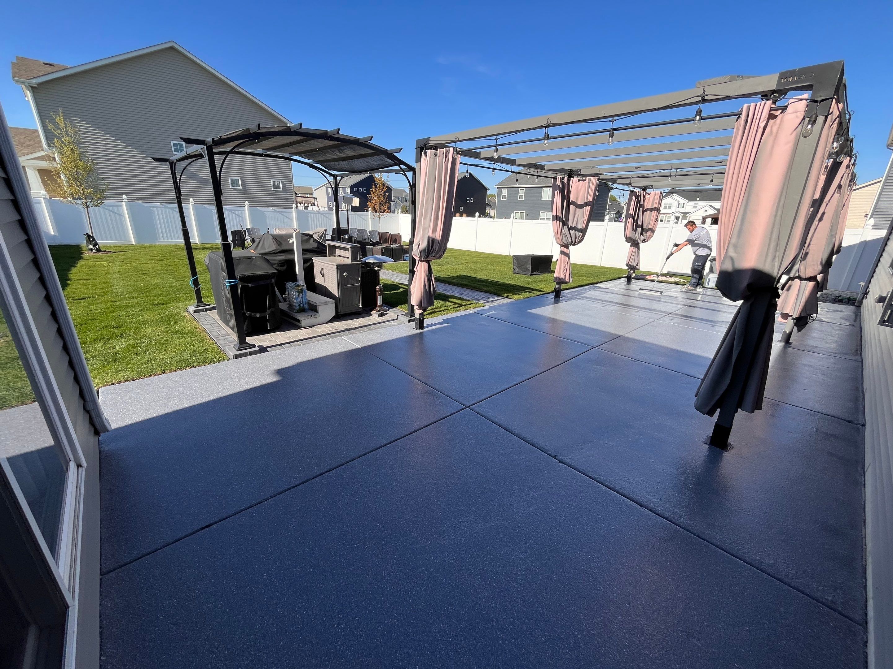 Basalt Outdoor Concrete Coating by Level 10 Coatings