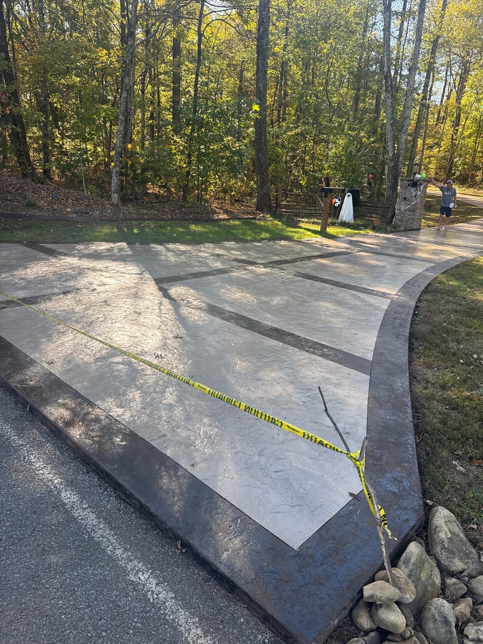 Project in Dickson by Mecham Decorative Concrete