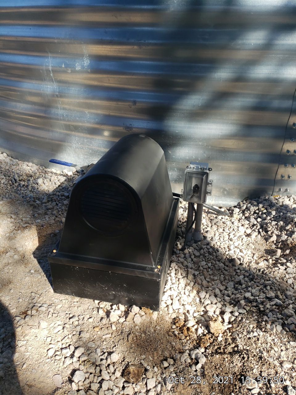 150K Equestrian center with 25K backup tank for potable water. by Hill Country Rain Water