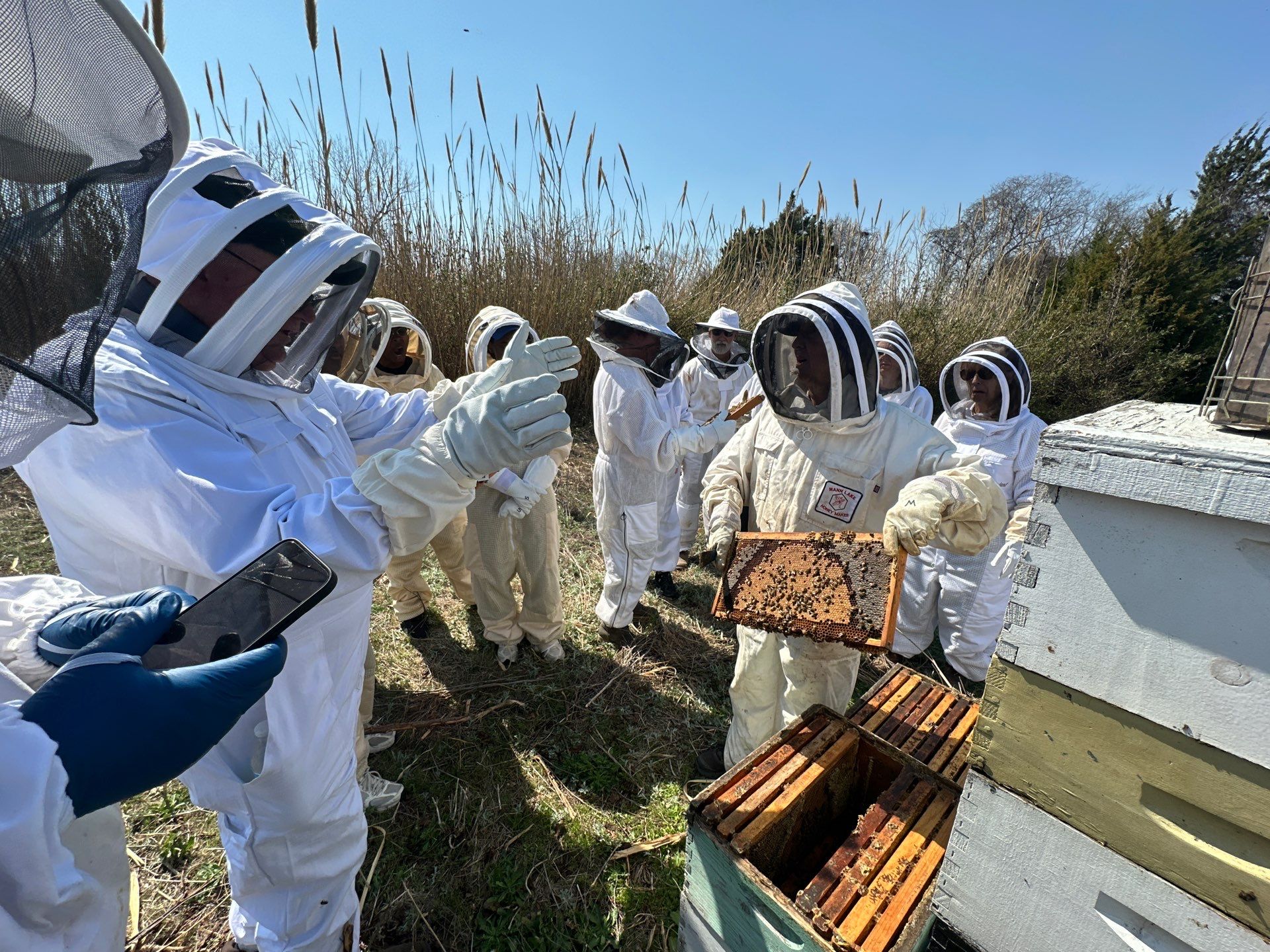 Teaching at an Apiary in Rowlett by Rockwall Honey Bee Company