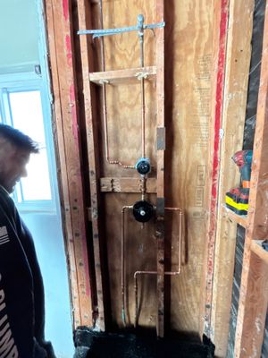 Installing New Piping and Checking Underneath Home