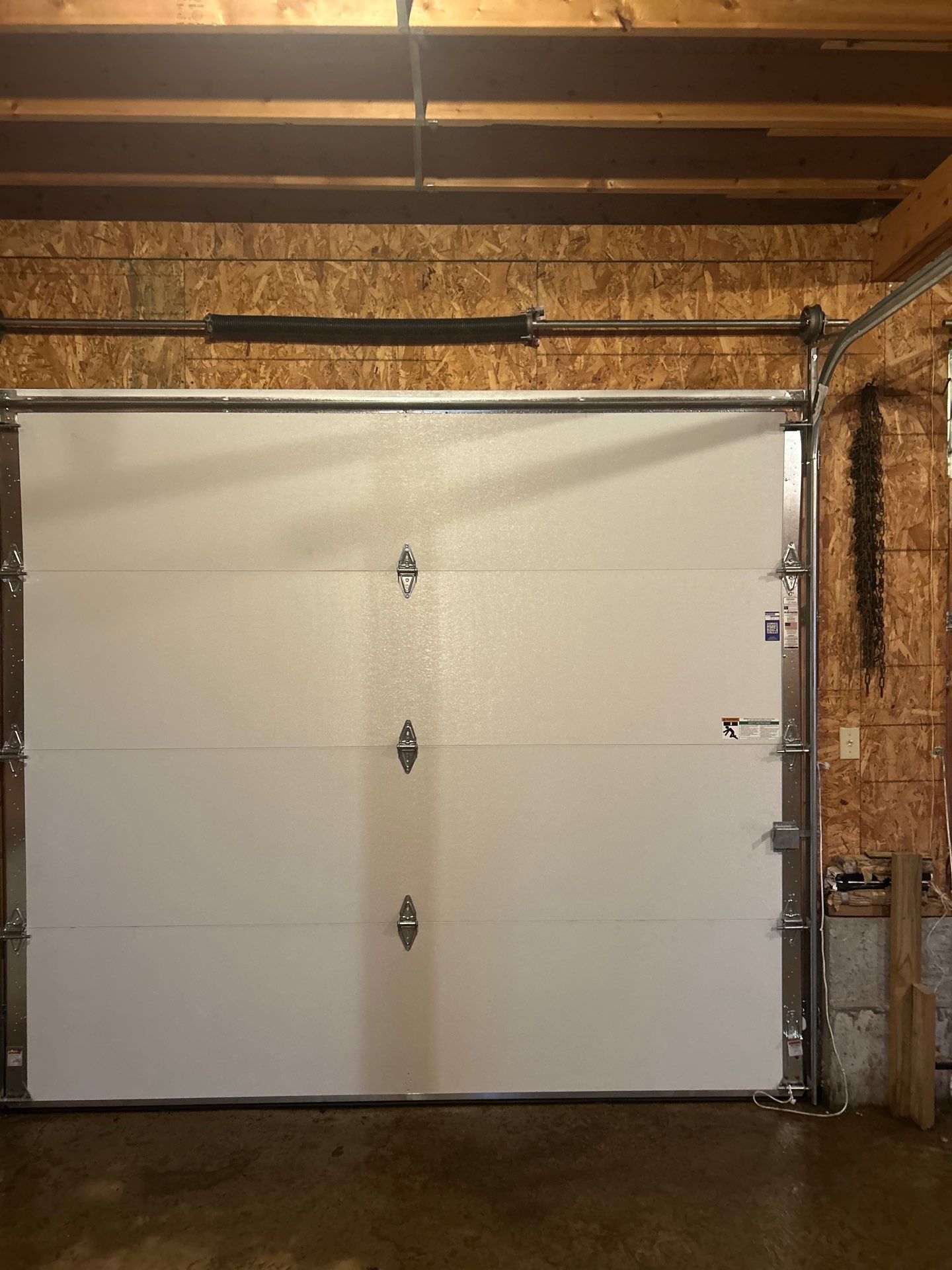Door Installation using Raynor Encore Garage Door by Keene Door