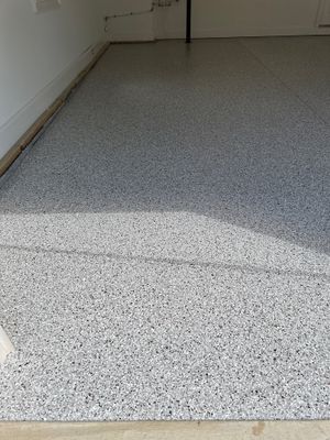 Garage Floor Coating using Coyote