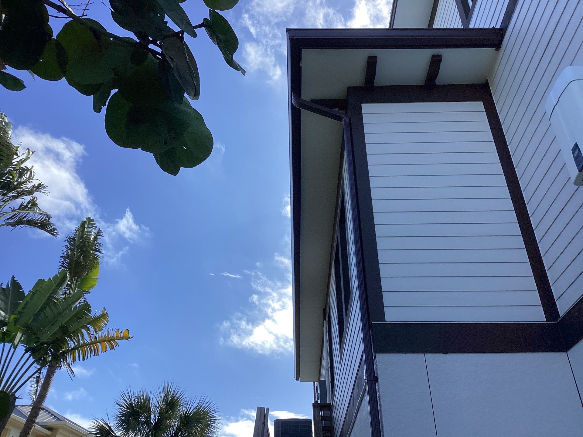 Brown Gutter Installation in Sanibel FL by Gutter Professors