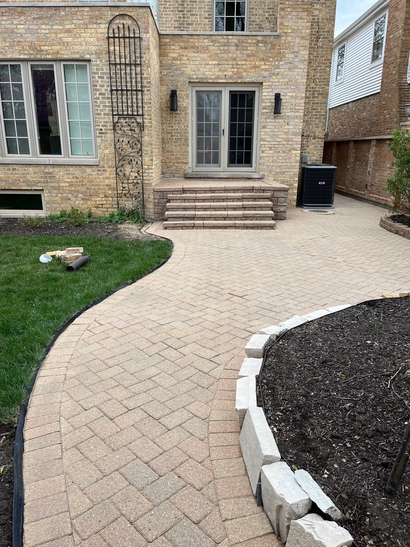 Brick repair, CSS, and stone cleaning by Northern Power Washing LLC.