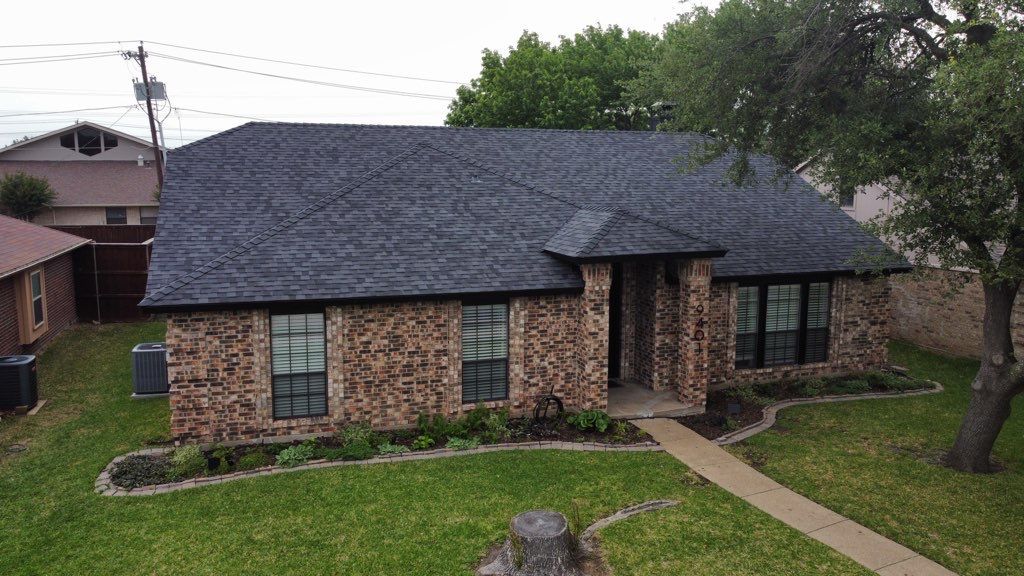 Residential Roofing Installation using CertainTeed Landmark MaxDef Moire Black by OneSource Roofing and Restoration