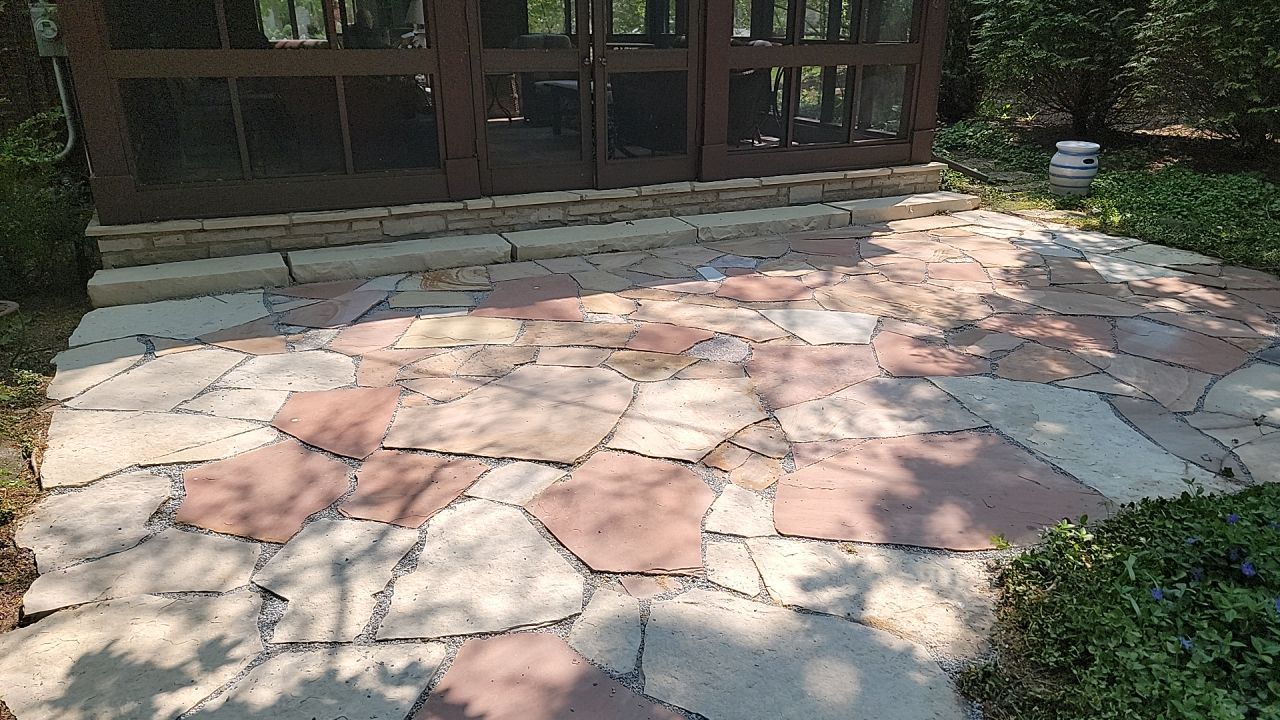Glencoe, IL brick paver cleaning and stone cleaning by Northern Power Washing LLC.
