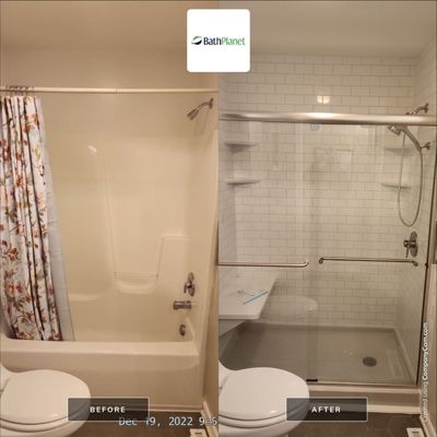 Tub to Shower