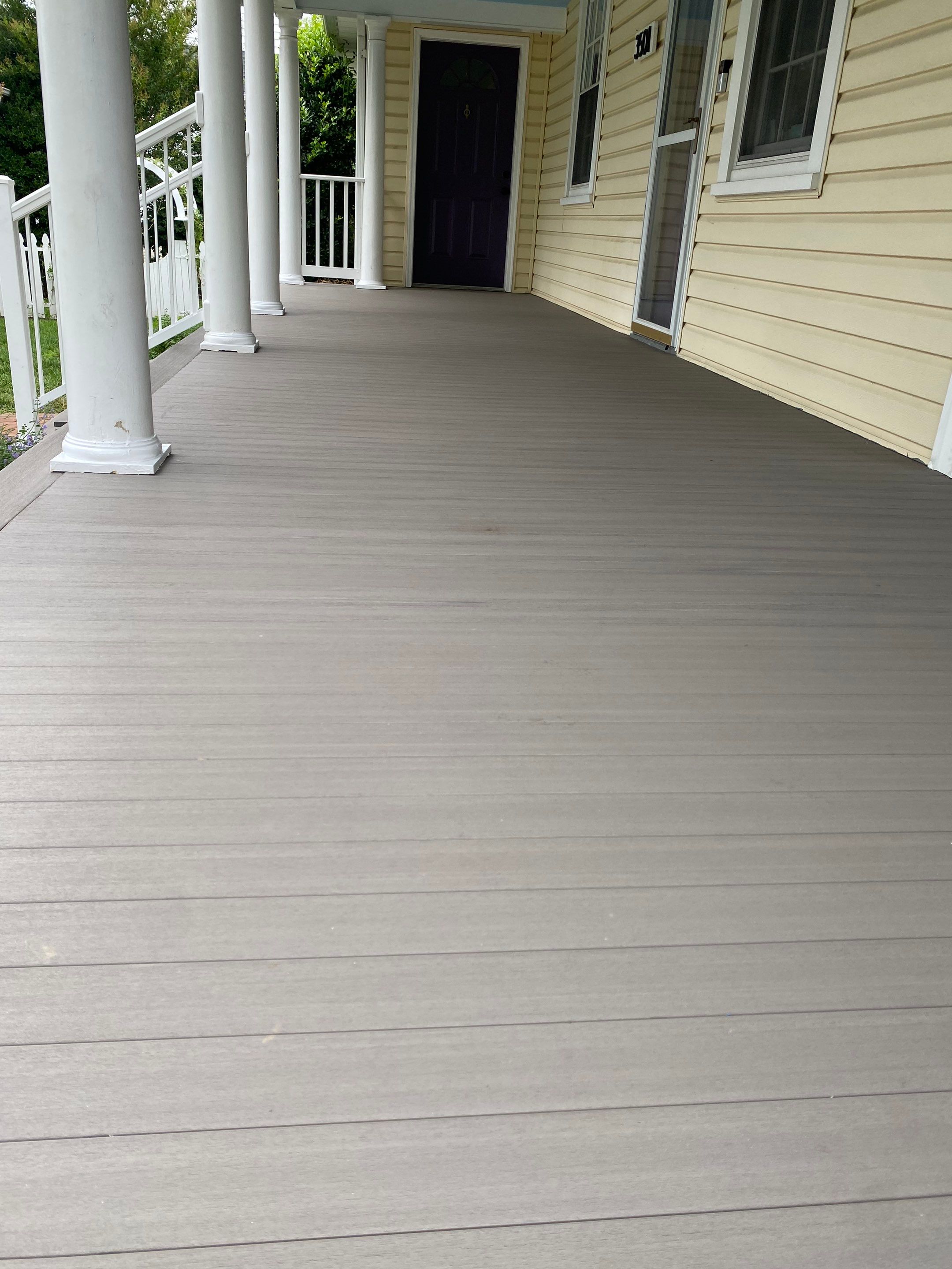 Front Porch Transformation using Timbertech Decking by The Smet Companies, LLC