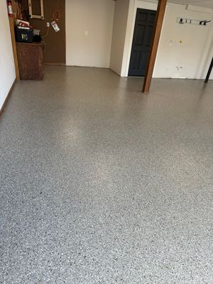 Garage Floor Coating using Creekbed