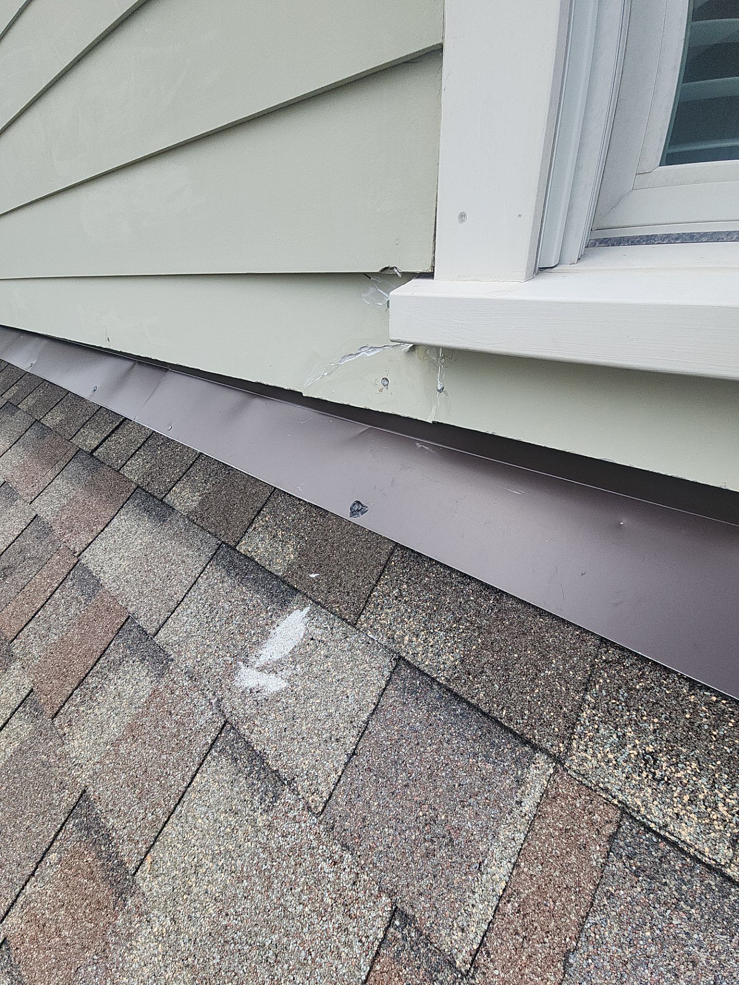 Flashing and siding repair by Indigo State Roofing