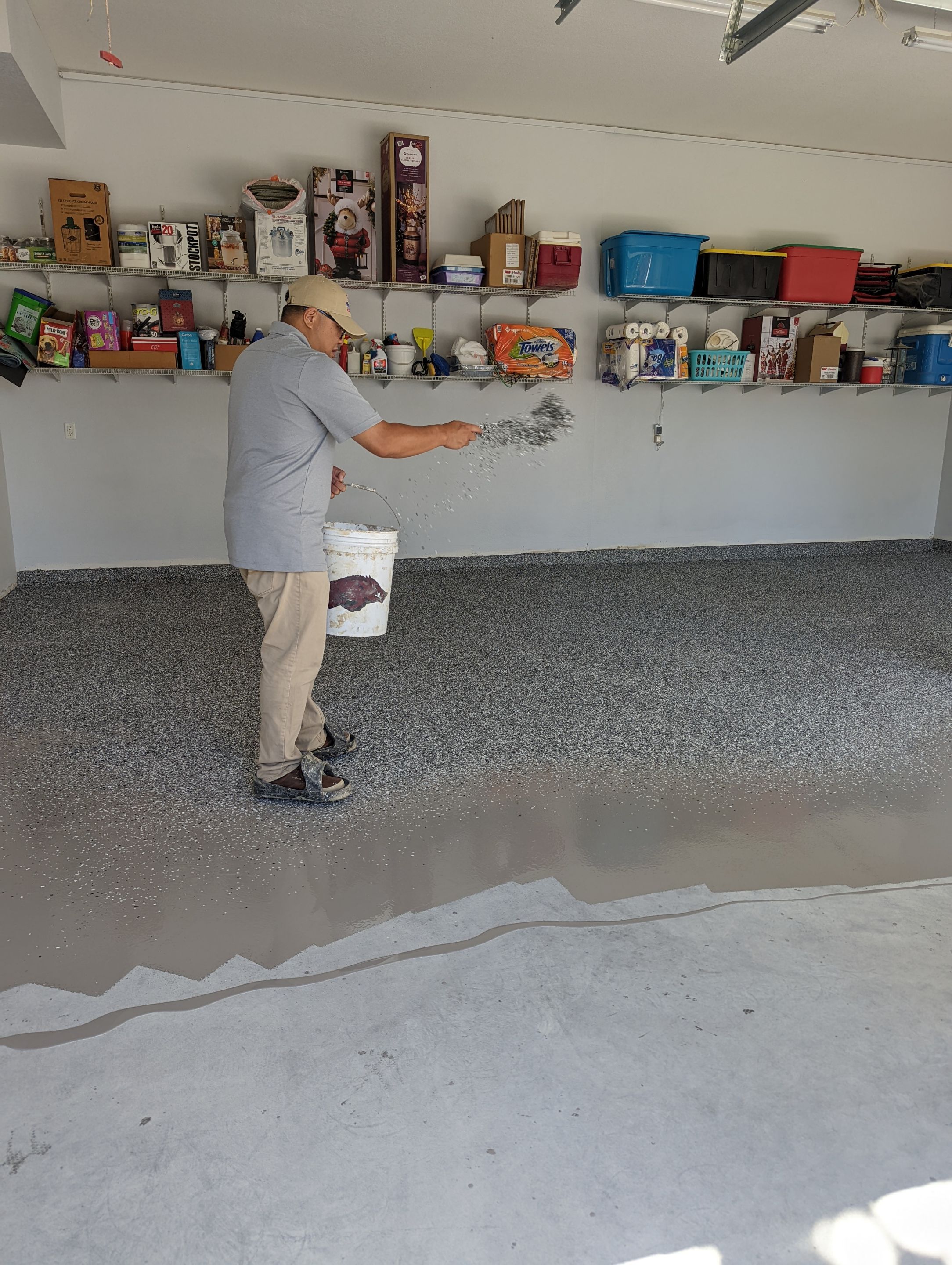 Project in Noel by Pace X Concrete Coatings