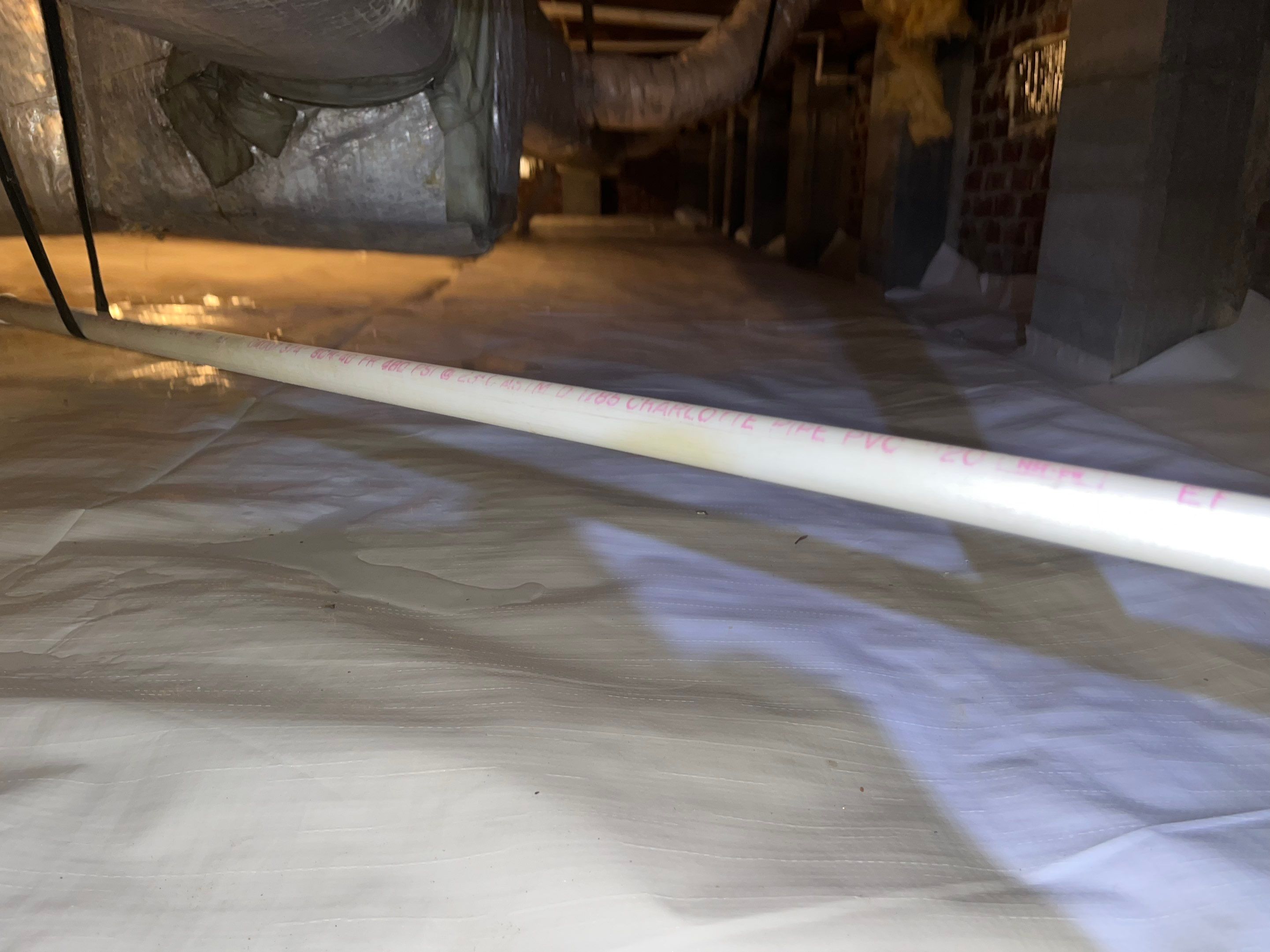 Dehumidifier and Moisture Barrier install with Structural repairs. by Impact Crawlspace