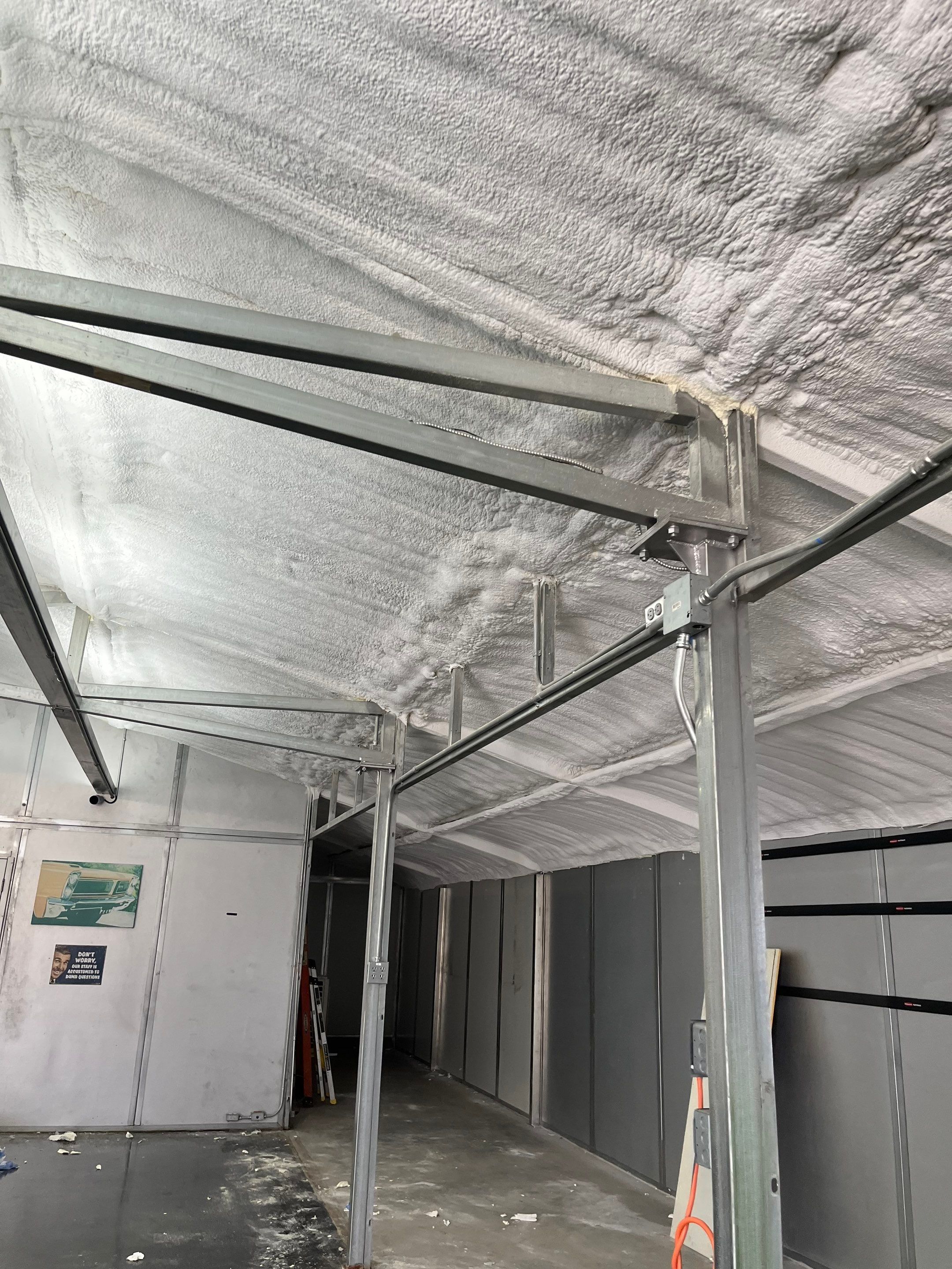 Sunnyvale Tx, Close cell spray foam custom garage  by Apex Insulation Solutions