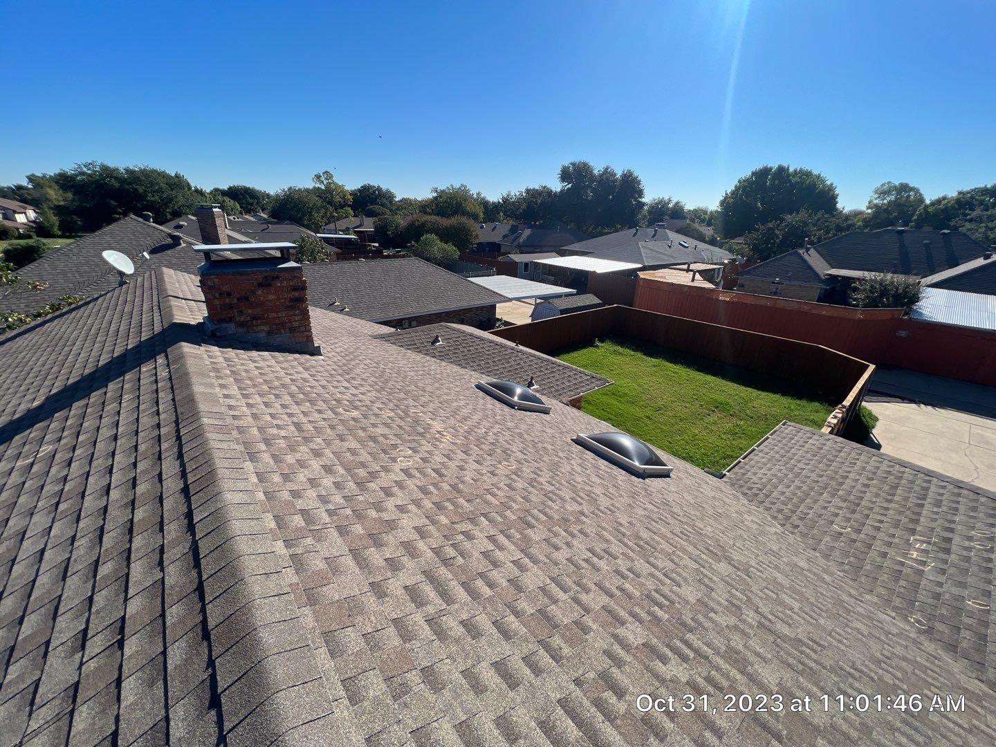 Residential Roofing Installation using IKO Dynasty class 3 hail resistant shingles by Becker Roofing and Exteriors