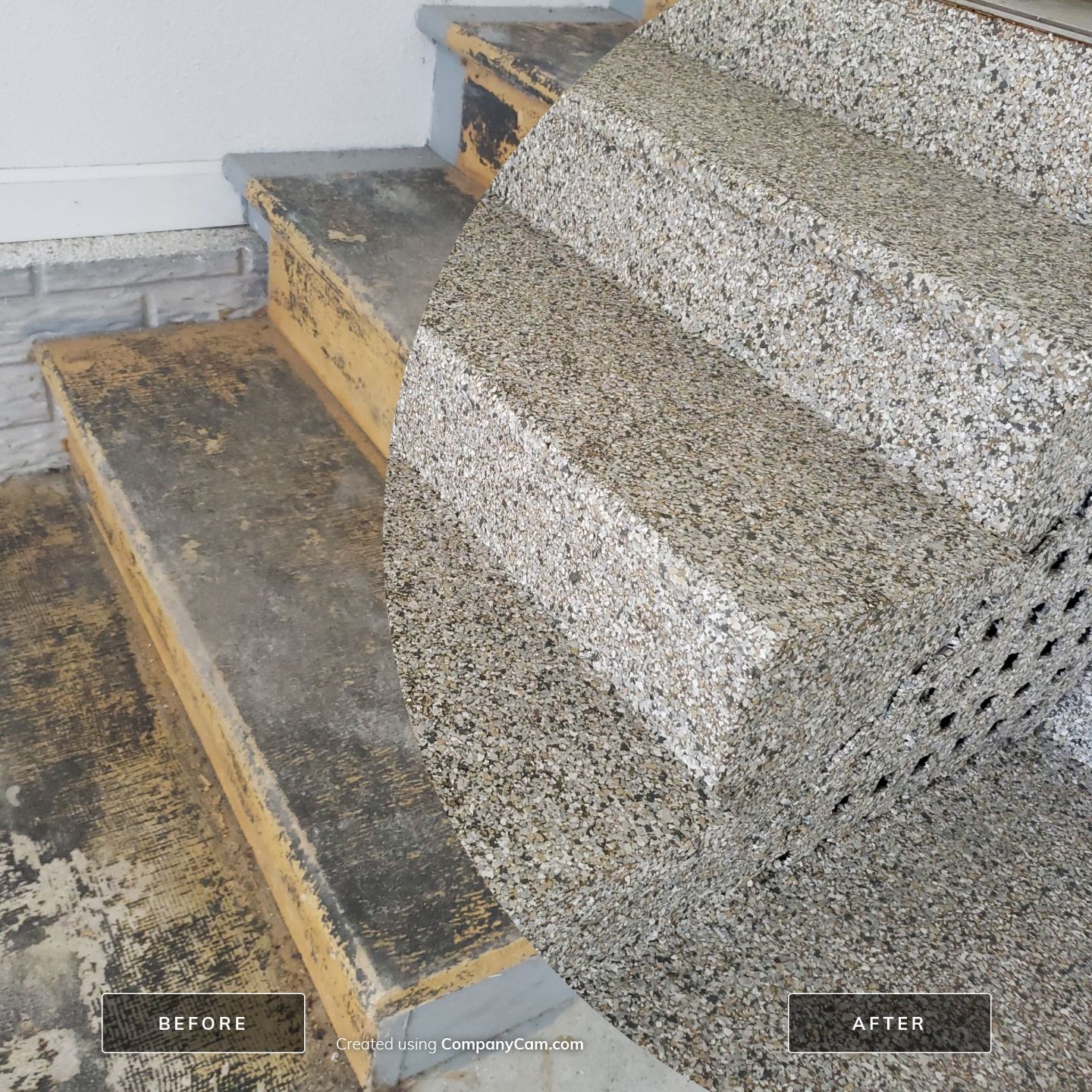 Des Moines Garage Transformation by Revival Concrete Coatings, LLC