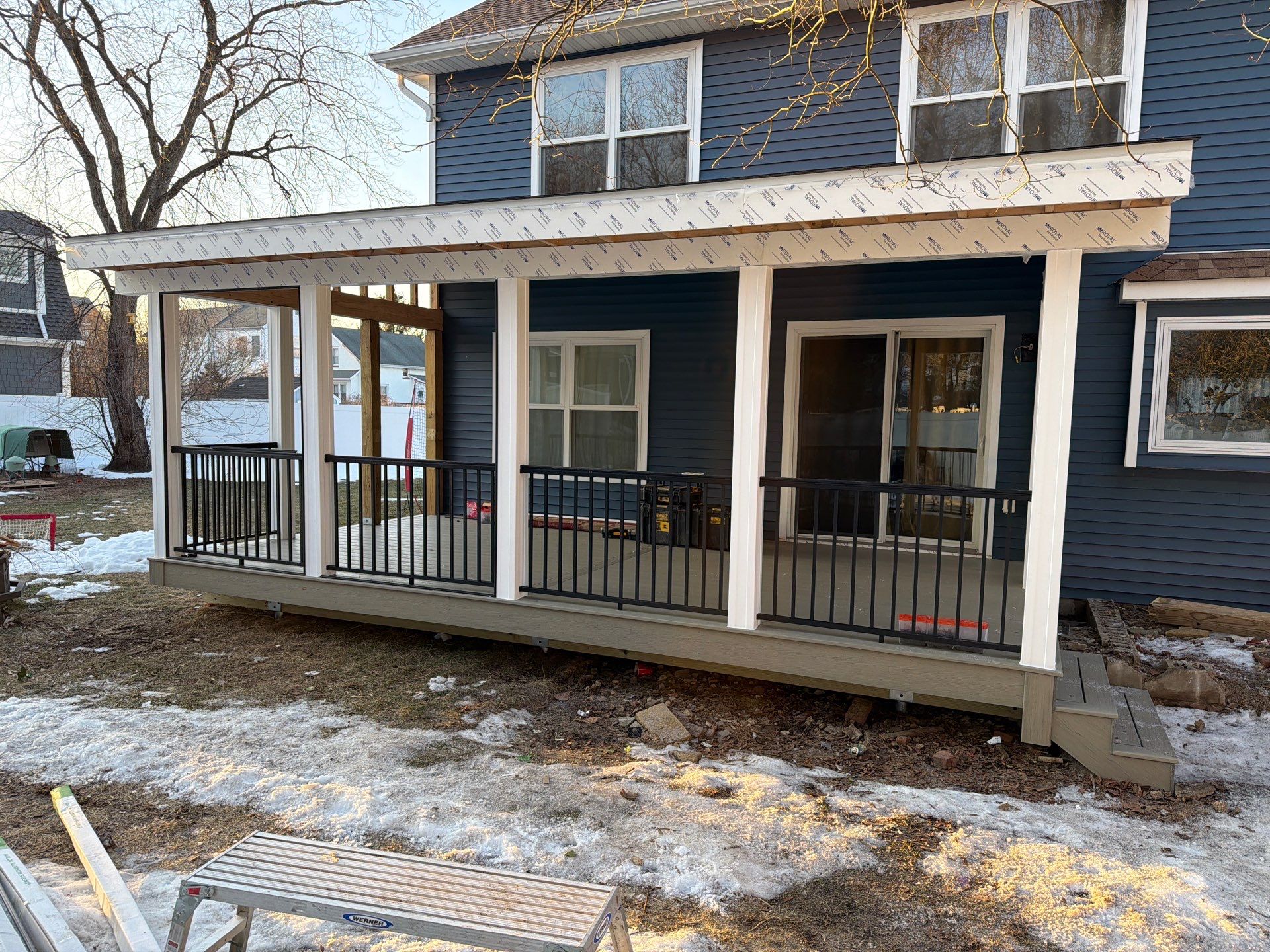 New Deck Porch In Keport by deck guardian
