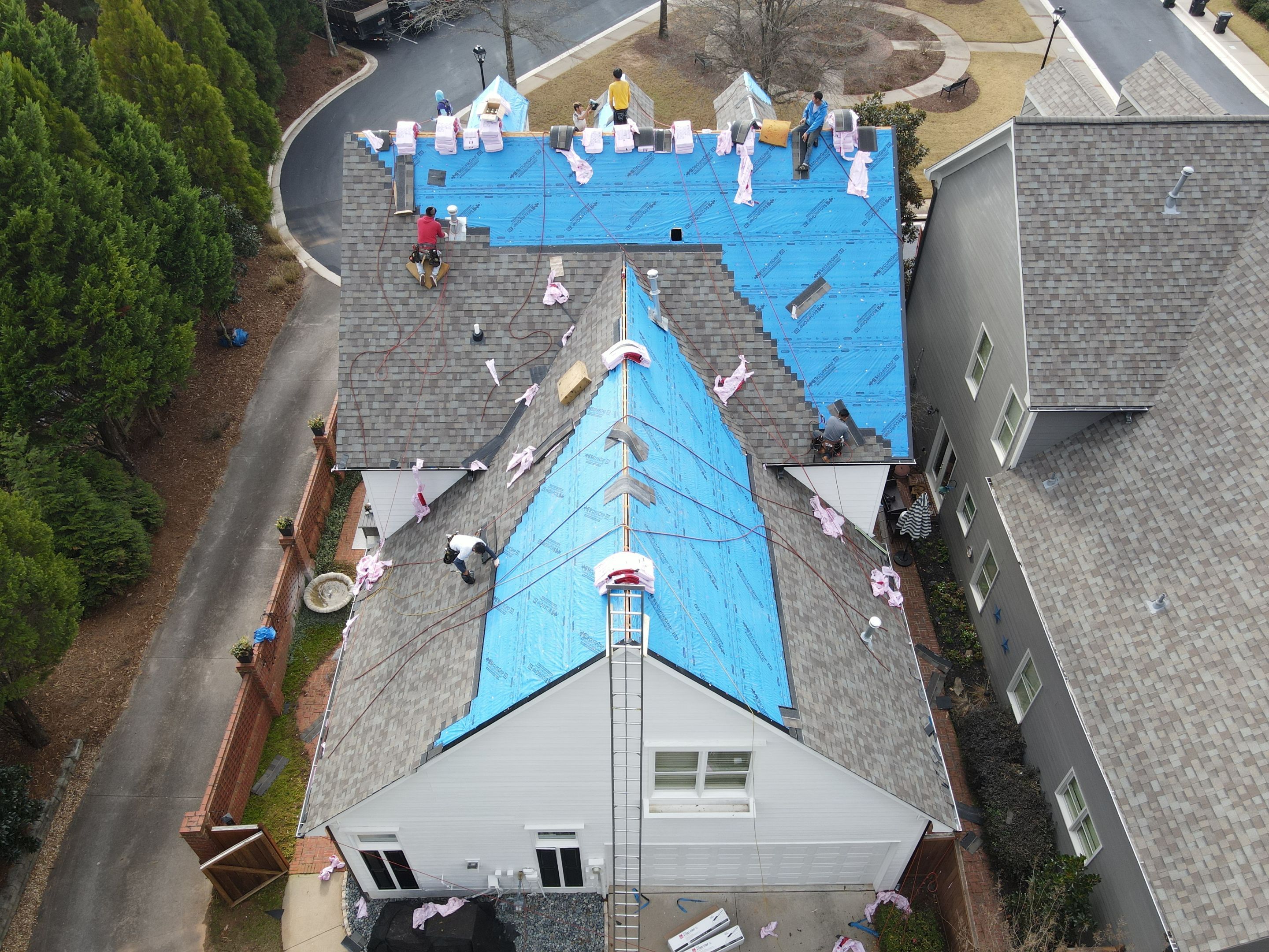 Residential Roofing Installation using Owens Corning by Inspector Roofing and Restoration
