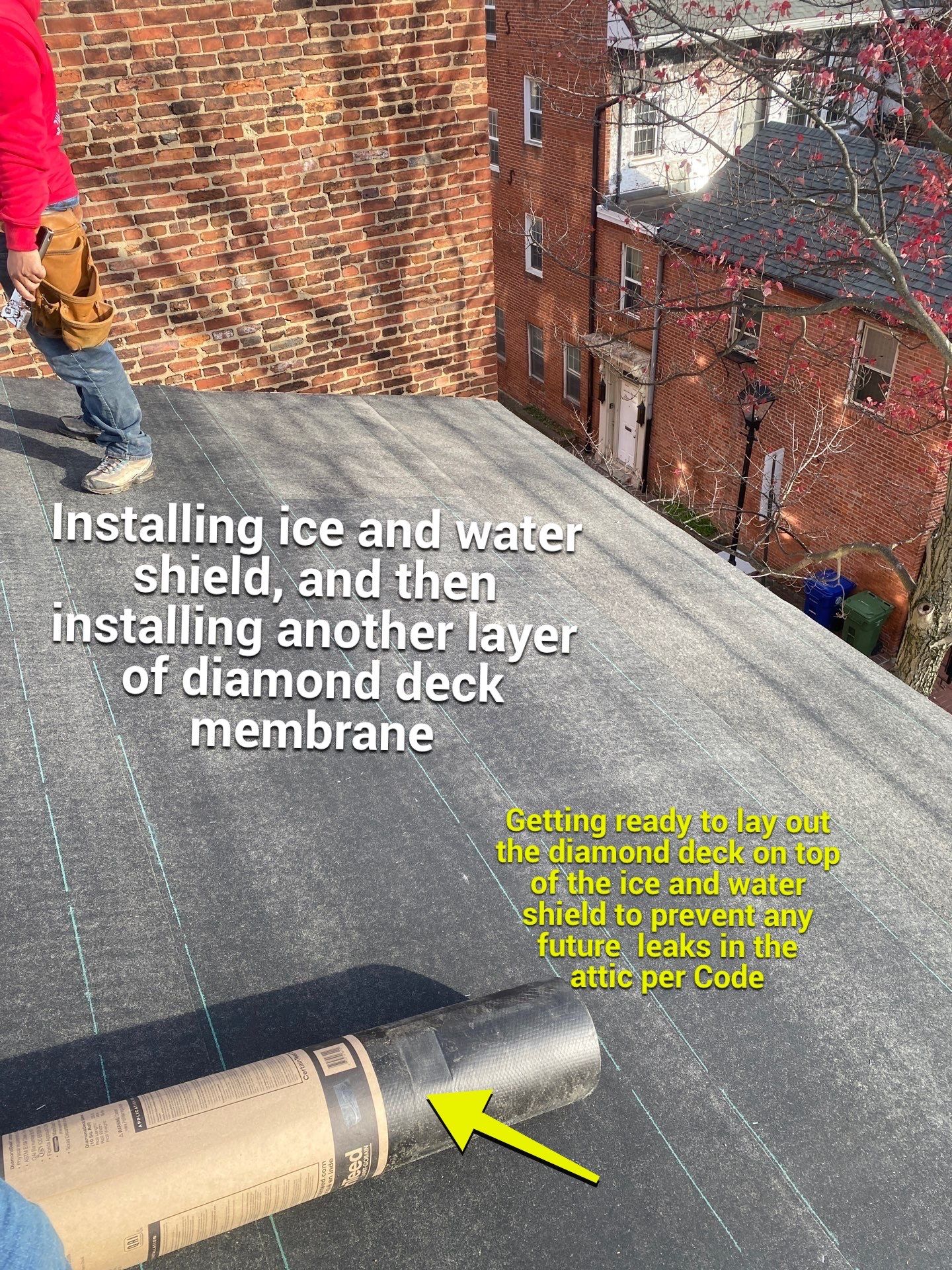 Residential Roofing Installation using Landmark Shingles by Alpha Design Services