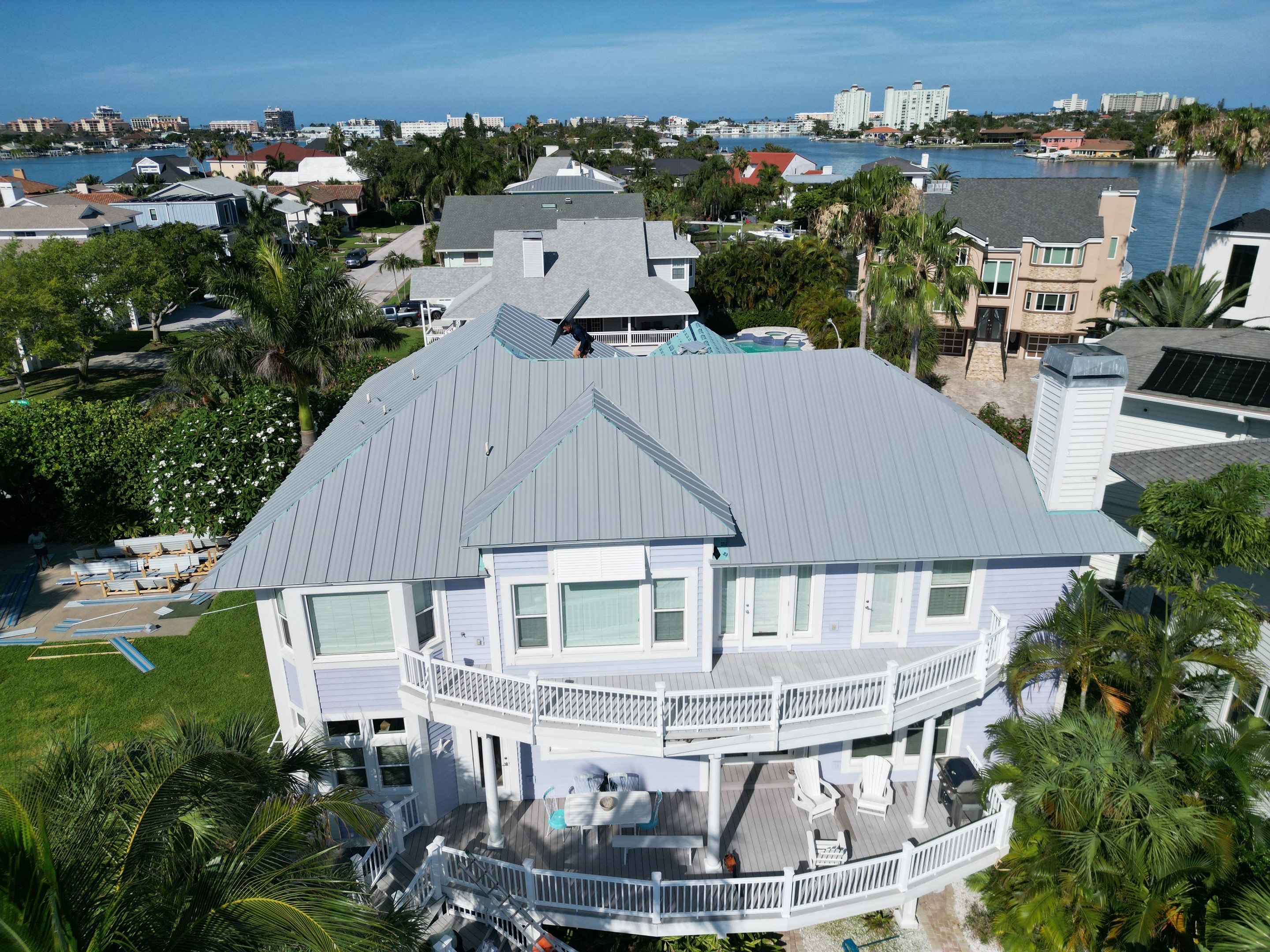Dove Gray Standing Seam by Reimagine Roofing