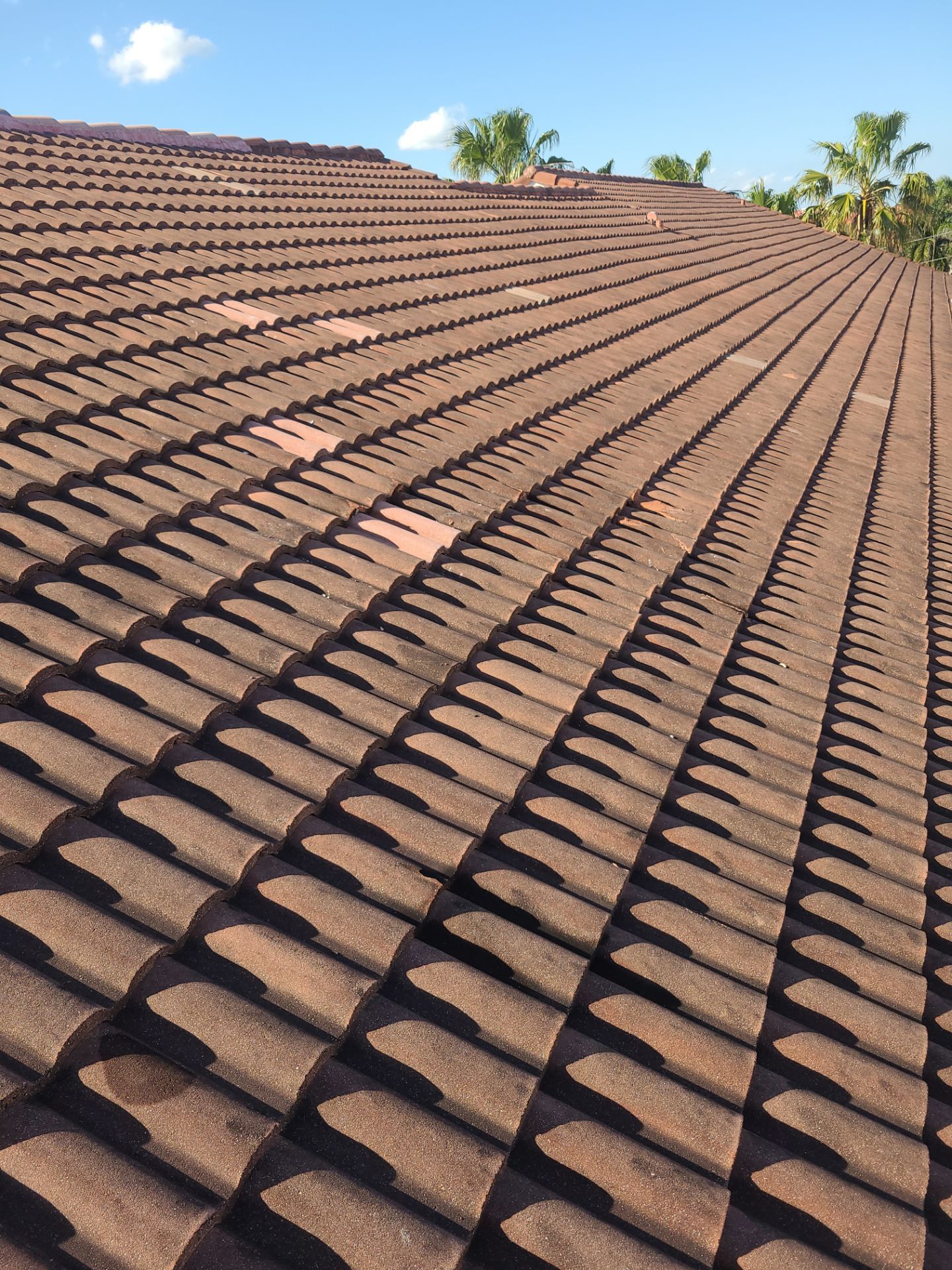 Concrete Tile Roof Repair and Ridge Cap Maintenance in Hypoluxo by Aastro Roofing