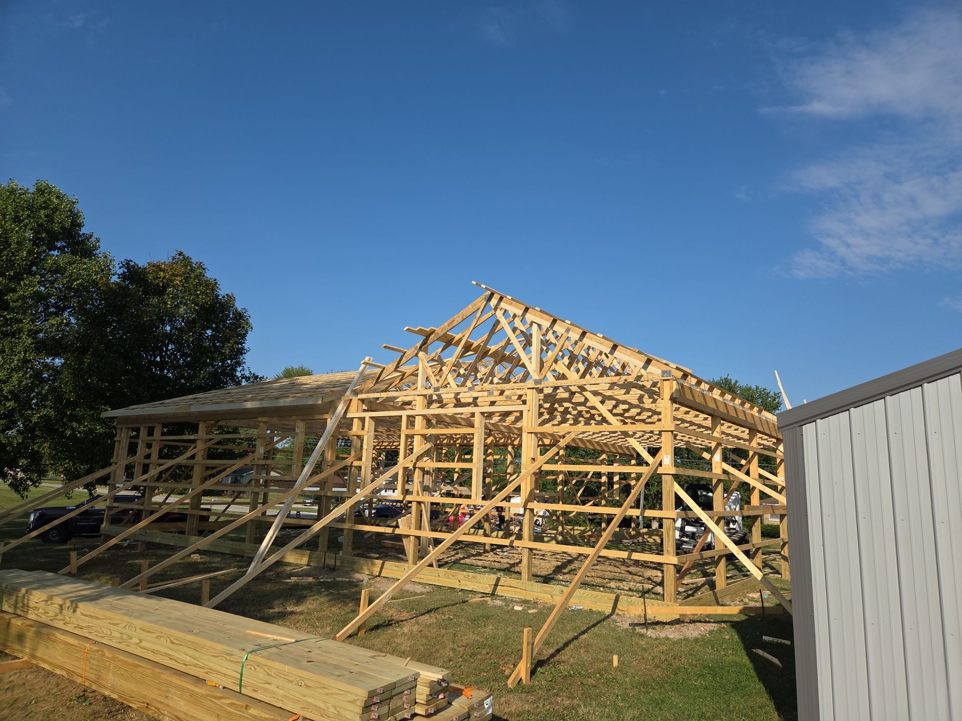 Custom Pole Barn Home by The Barn Builders