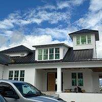 24ga 1.5" Mechanical Seam Dark Bronze by Total Roofing System The Metal Roof Experts